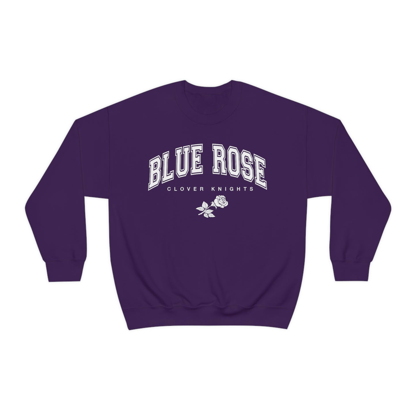 Blue Rose sweatshirt crew neck