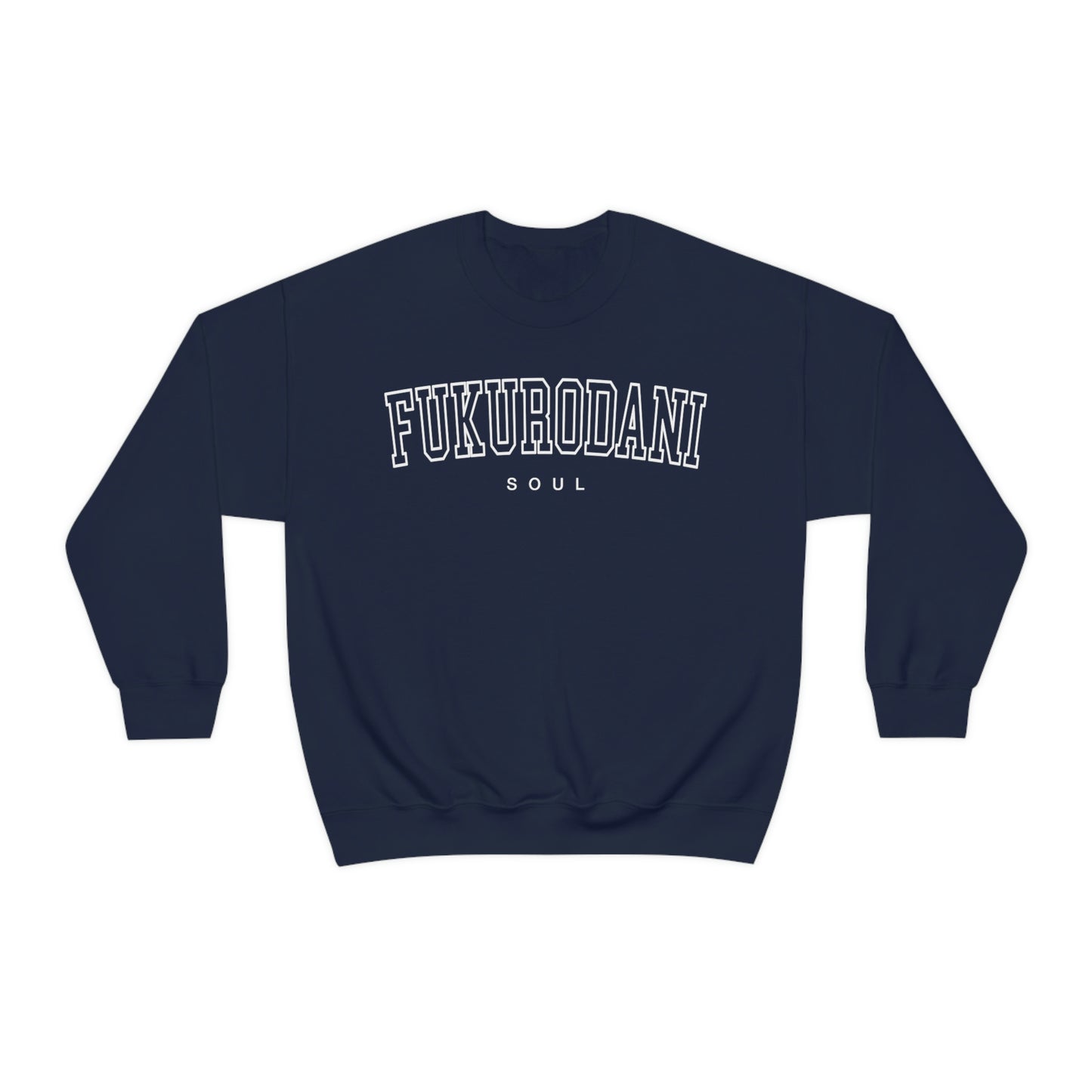 Fukurodanis Slogan Sweatshirt Crew neck Varsity sweatshirt jumper pullover Minimal Anime College Otaku School