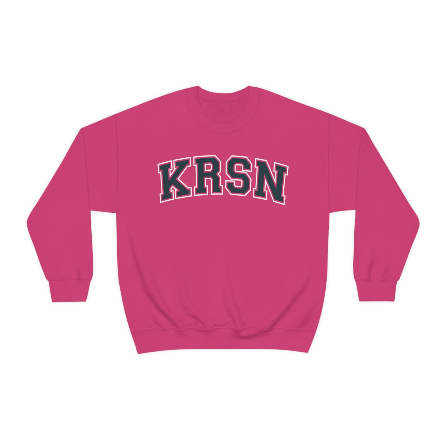 KRSN Crewneck Sweatshirt Volleyball College Nekomas KRSN High Volleyball Club FLY Karasuns
