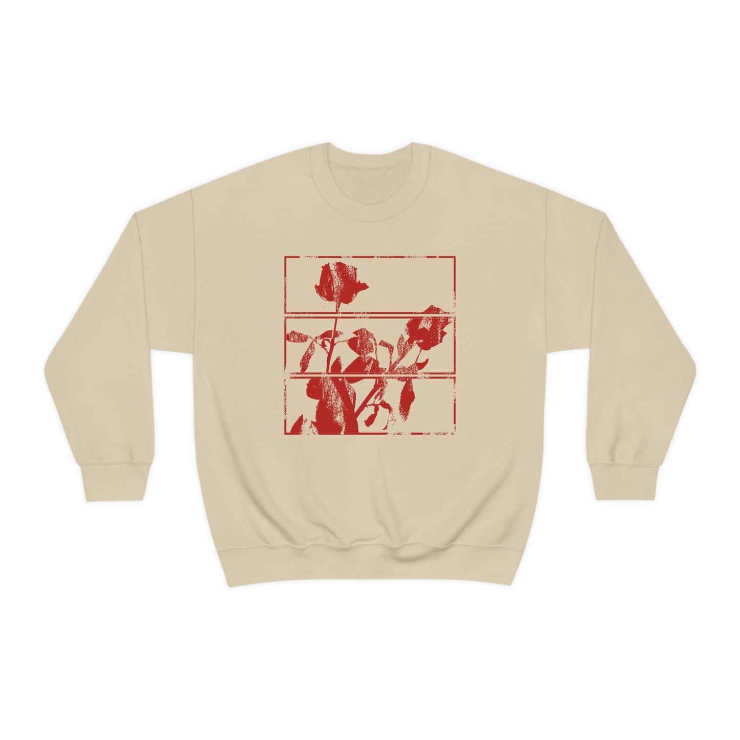 Red Roses sweatshirt Pastel Goth tee Gothic Soft Grunge Urban Streetwear Alternative Fashion japanese sweater Minimalist Street Wear Japan
