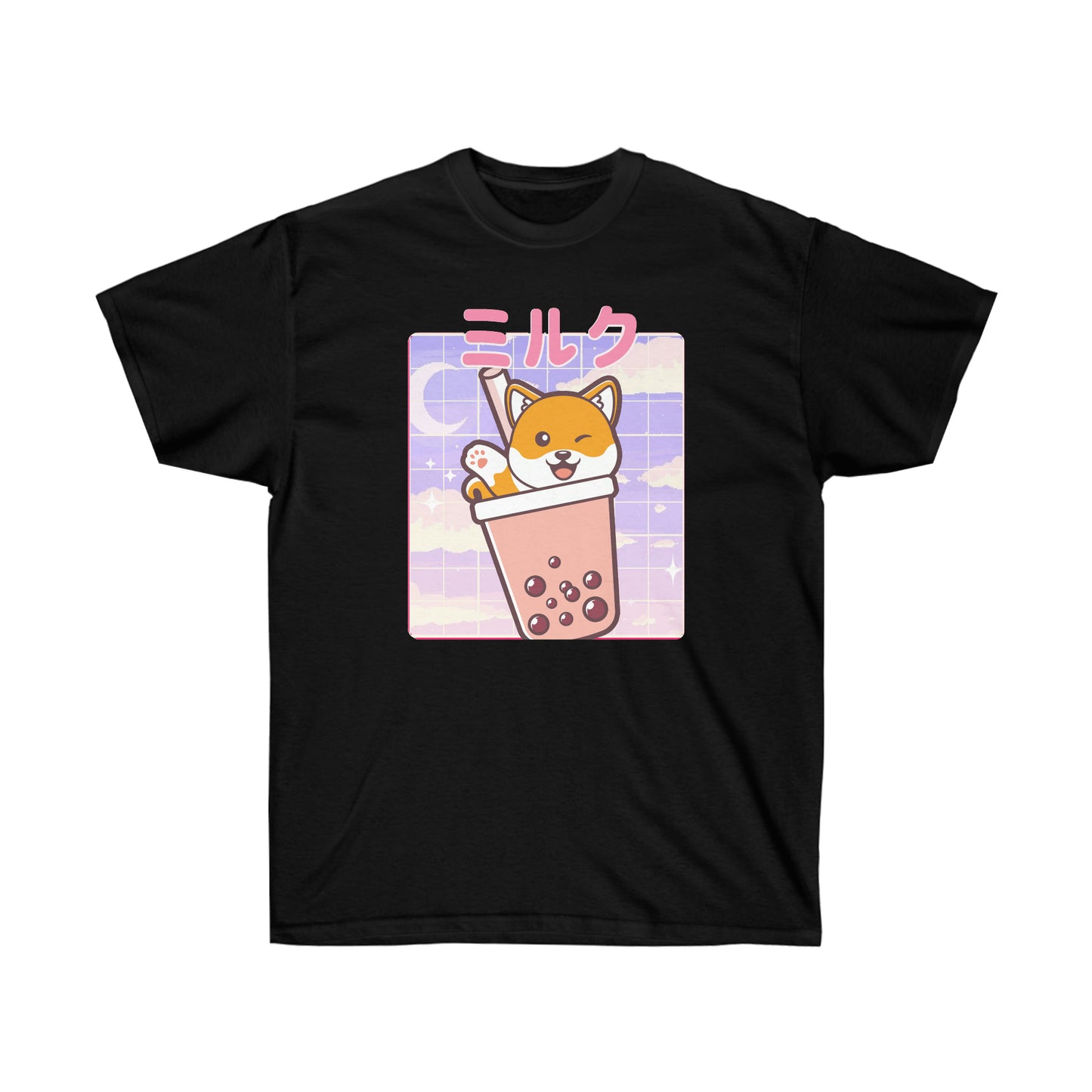 Shiba Inu shirt Cute Yume Kawaii shirt Boba Tea Kawaii clothing T-shirt clothing Fairy kei Pockys