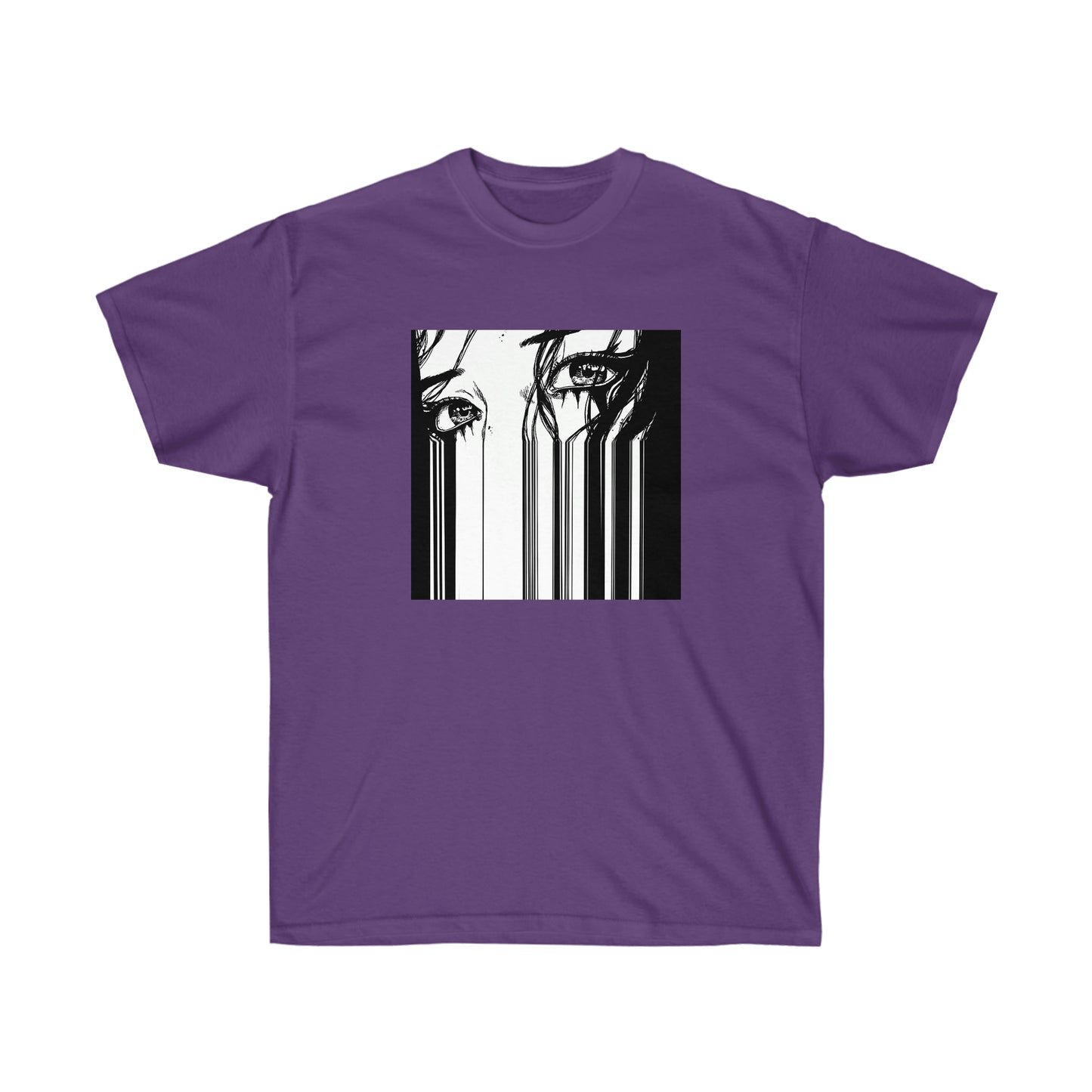 Anime girl eyes shirt Glitch Vaporwave Aesthetic Japanese Streetwear Tumblr Tee Grunge T-shirt Aesthetic tee Minimal Simple