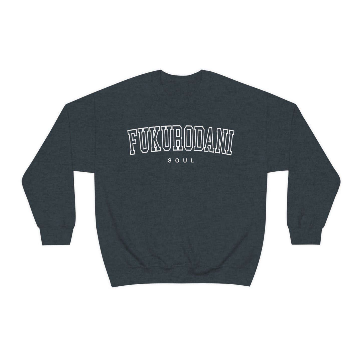Fukurodanis Slogan Sweatshirt Crew neck Varsity sweatshirt jumper pullover Minimal Anime College Otaku School