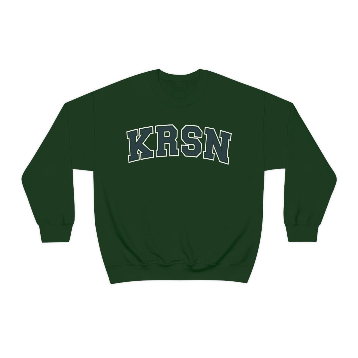 KRSN Crewneck Sweatshirt Volleyball College Nekomas KRSN High Volleyball Club FLY Karasuns