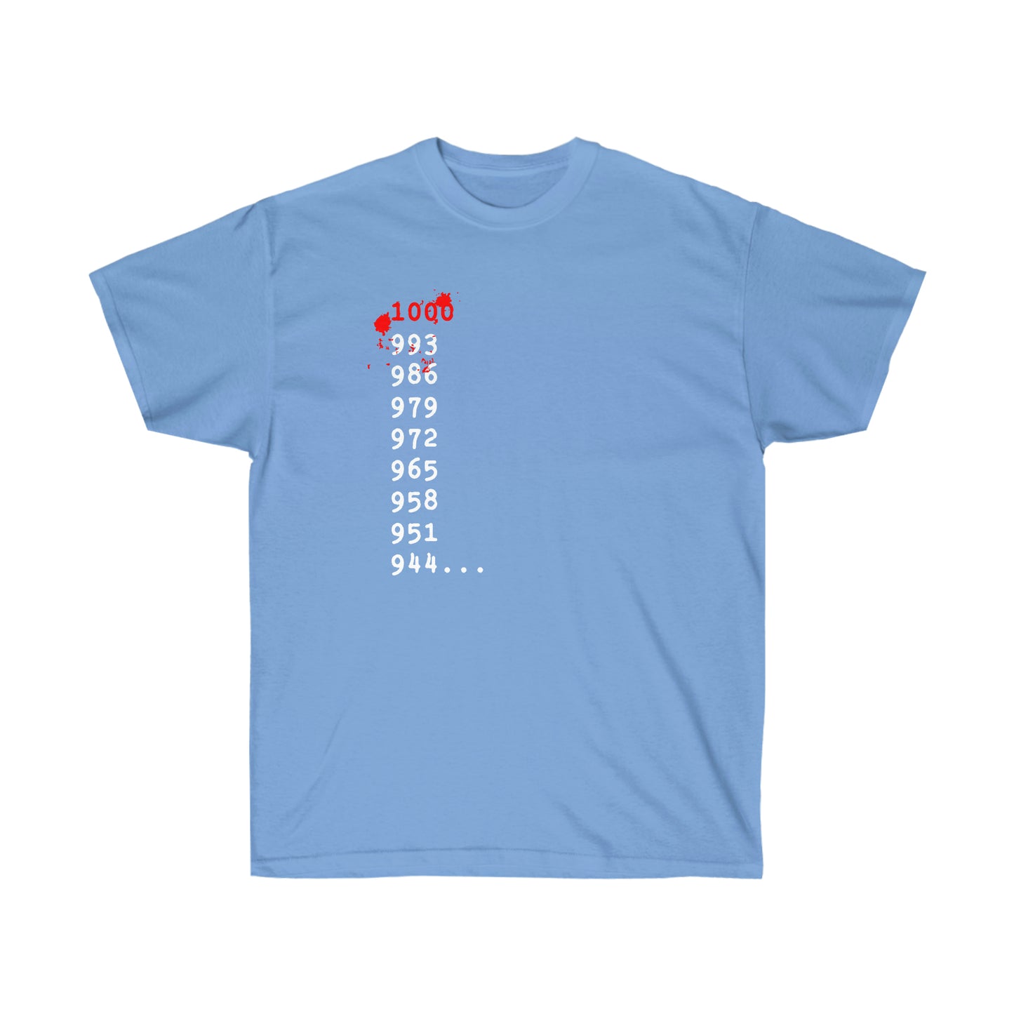 What's 1000 Minus 7? shirt T-Shirt 1000 - 7 Tokyo