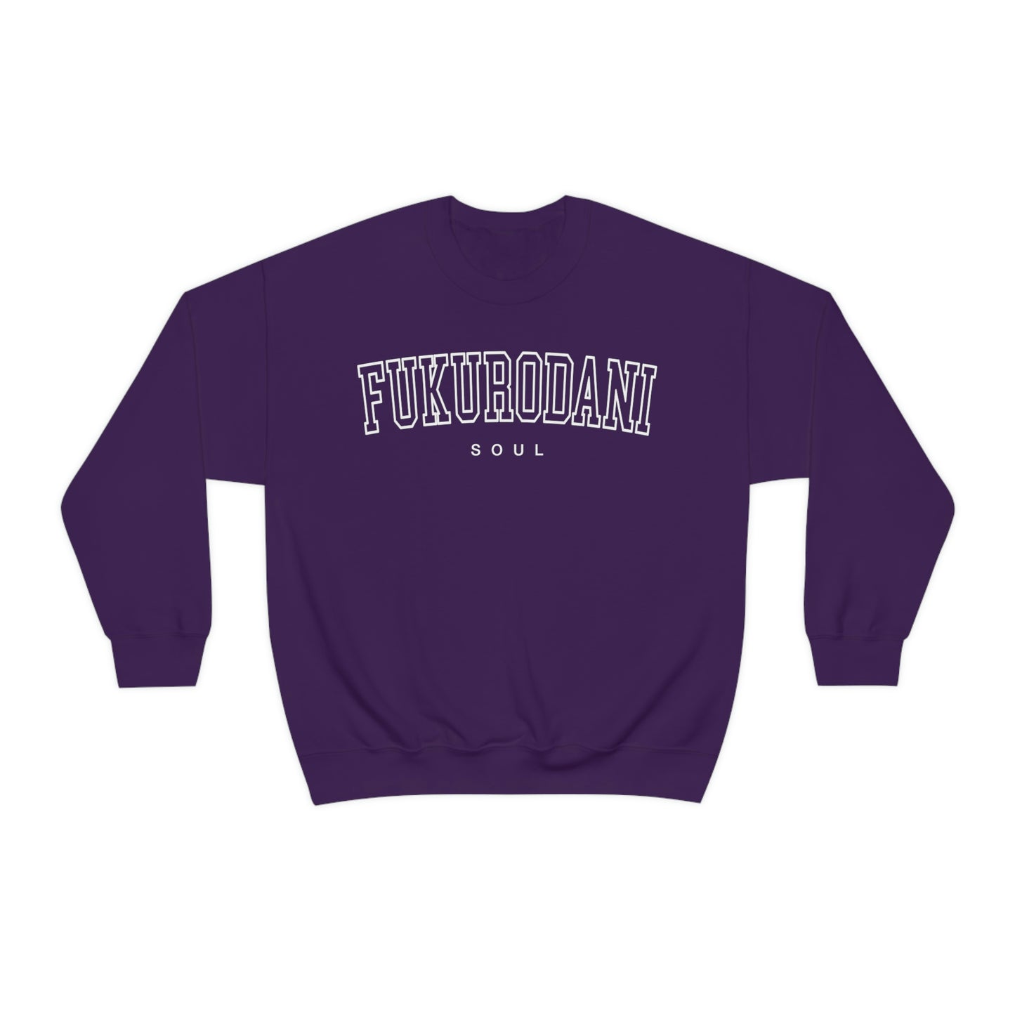 Fukurodanis Slogan Sweatshirt Crew neck Varsity sweatshirt jumper pullover Minimal Anime College Otaku School
