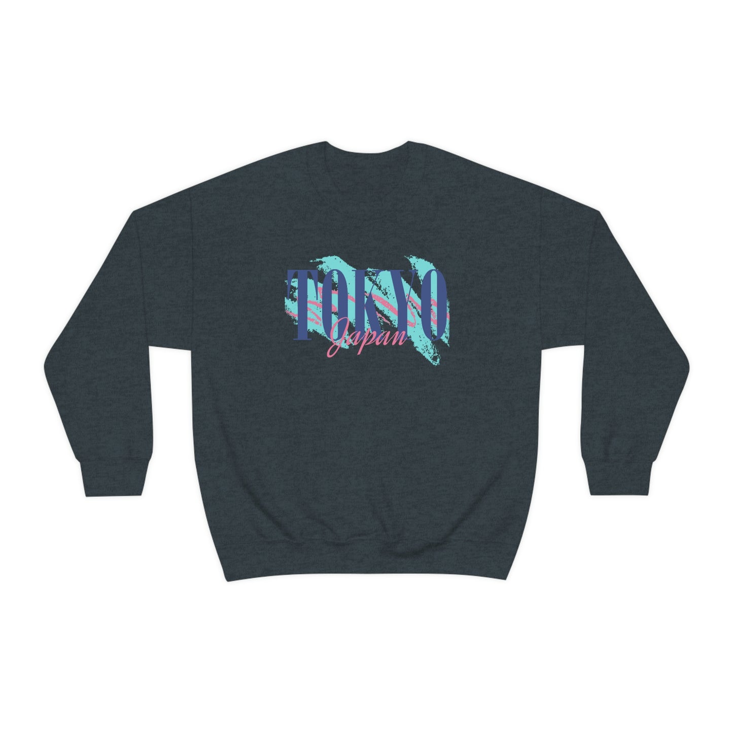 Tokyo Signature Sweatshirt Tokyo Japan Crewneck Retro Style Sweatshirt Vintage Inspired Sweater