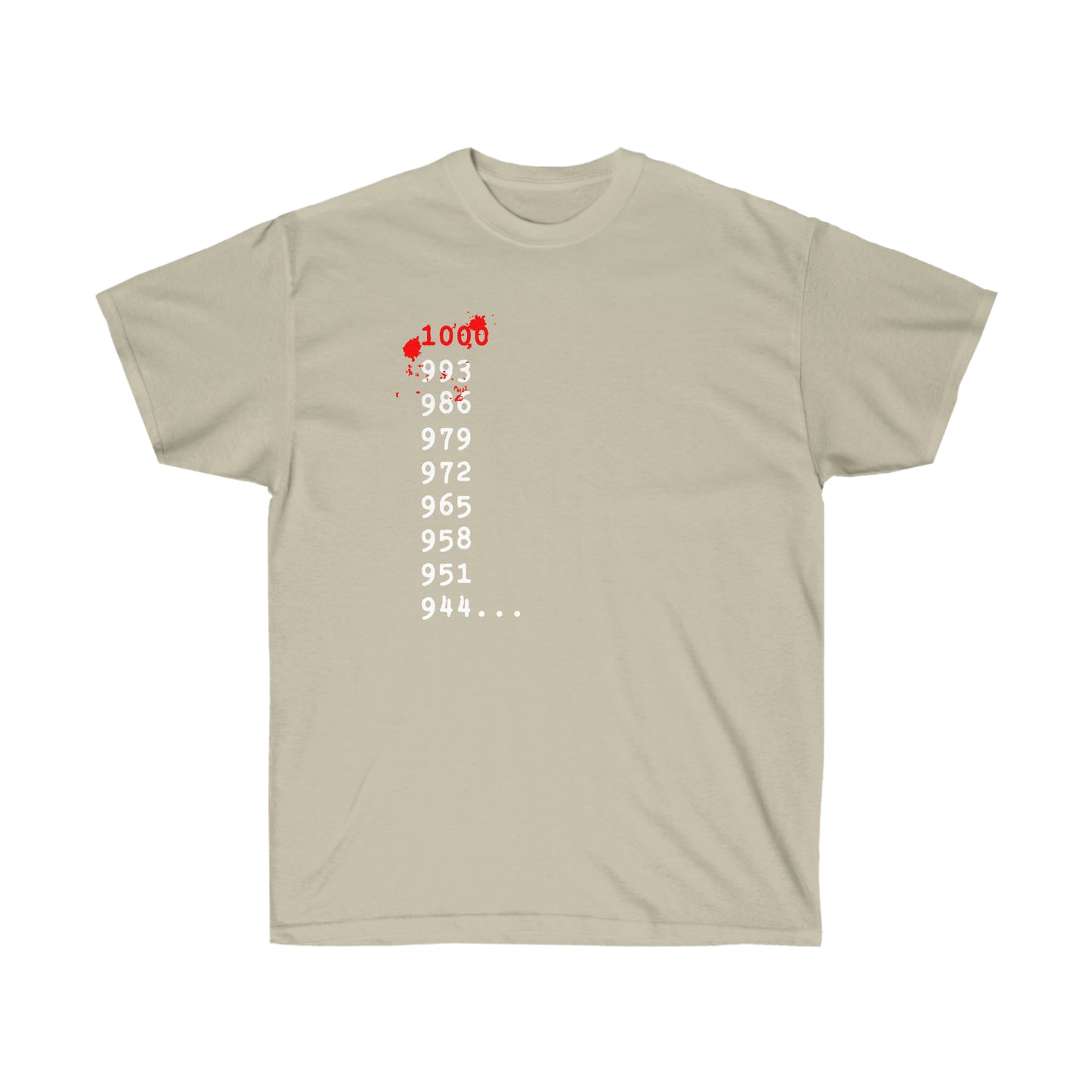 What's 1000 Minus 7? shirt T-Shirt 1000 - 7 Tokyo