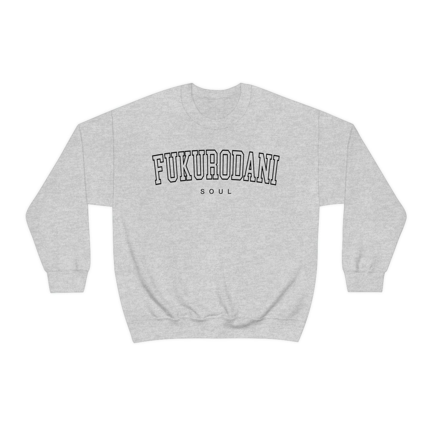 Fukurodanis Slogan Sweatshirt Crew neck Varsity sweatshirt jumper pullover Minimal Anime College Otaku School
