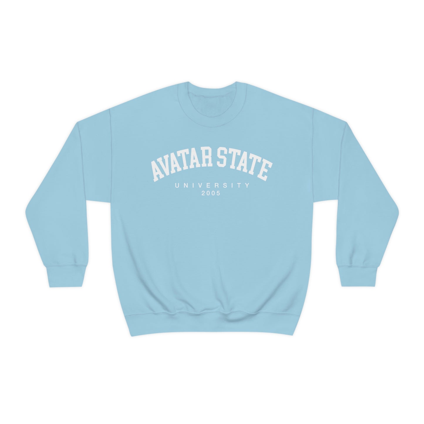 Avatars State University Crewneck Sweatshirt Oversized Anime Pullover Unisex Sweatshirt est 2005