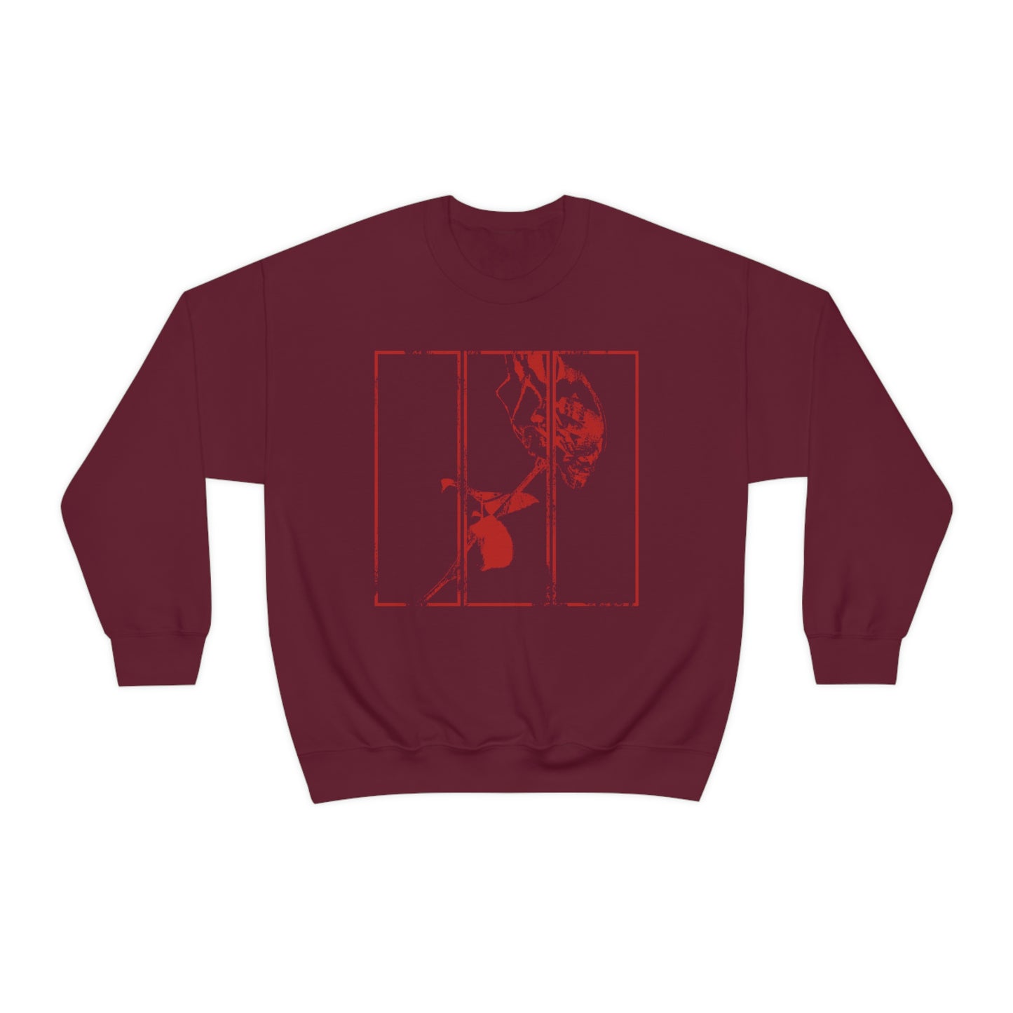 Dead Roses sweatshirt Fire Alternative Clothing Gothic Grunge Clothes Pastel Goth Tee Edgy Clothes E-Girl E-boy Emo Red Roses streetwear