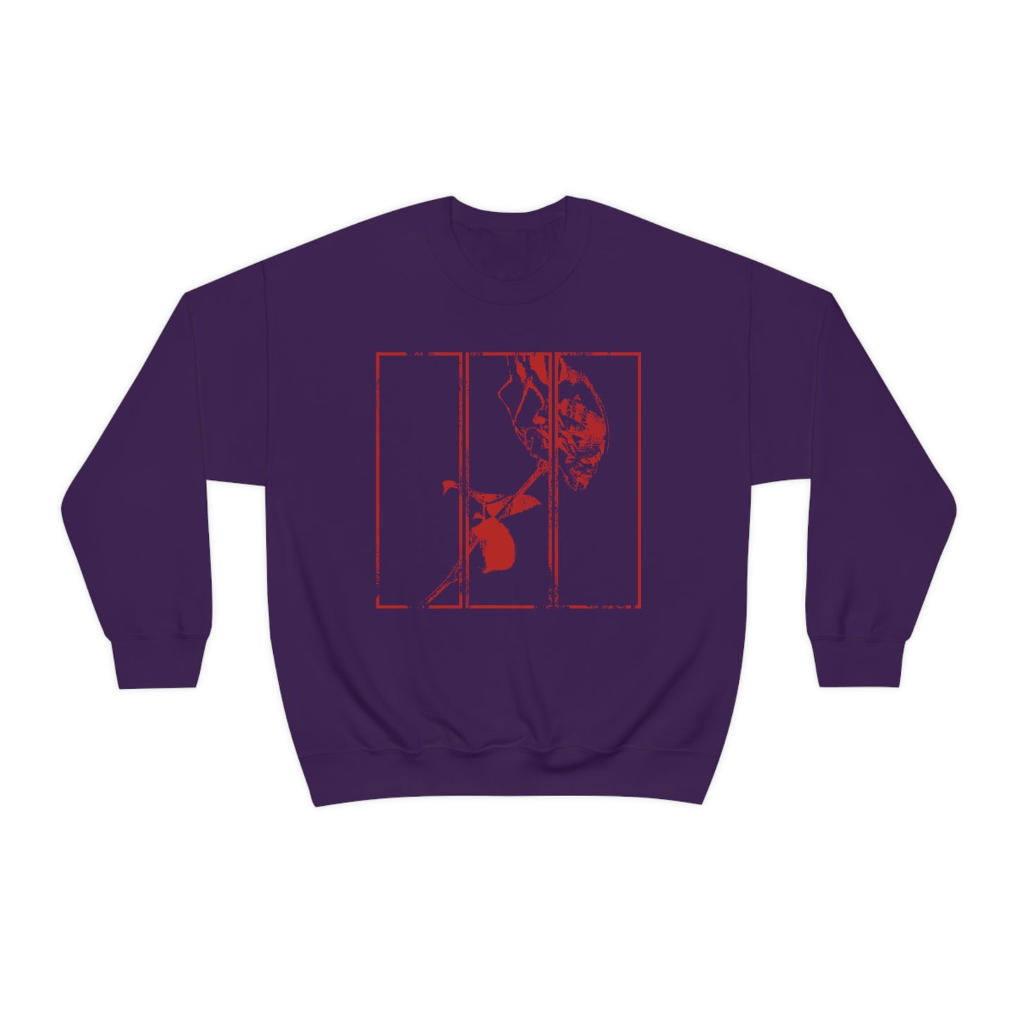 Dead Roses sweatshirt Fire Alternative Clothing Gothic Grunge Clothes Pastel Goth Tee Edgy Clothes E-Girl E-boy Emo Red Roses streetwear