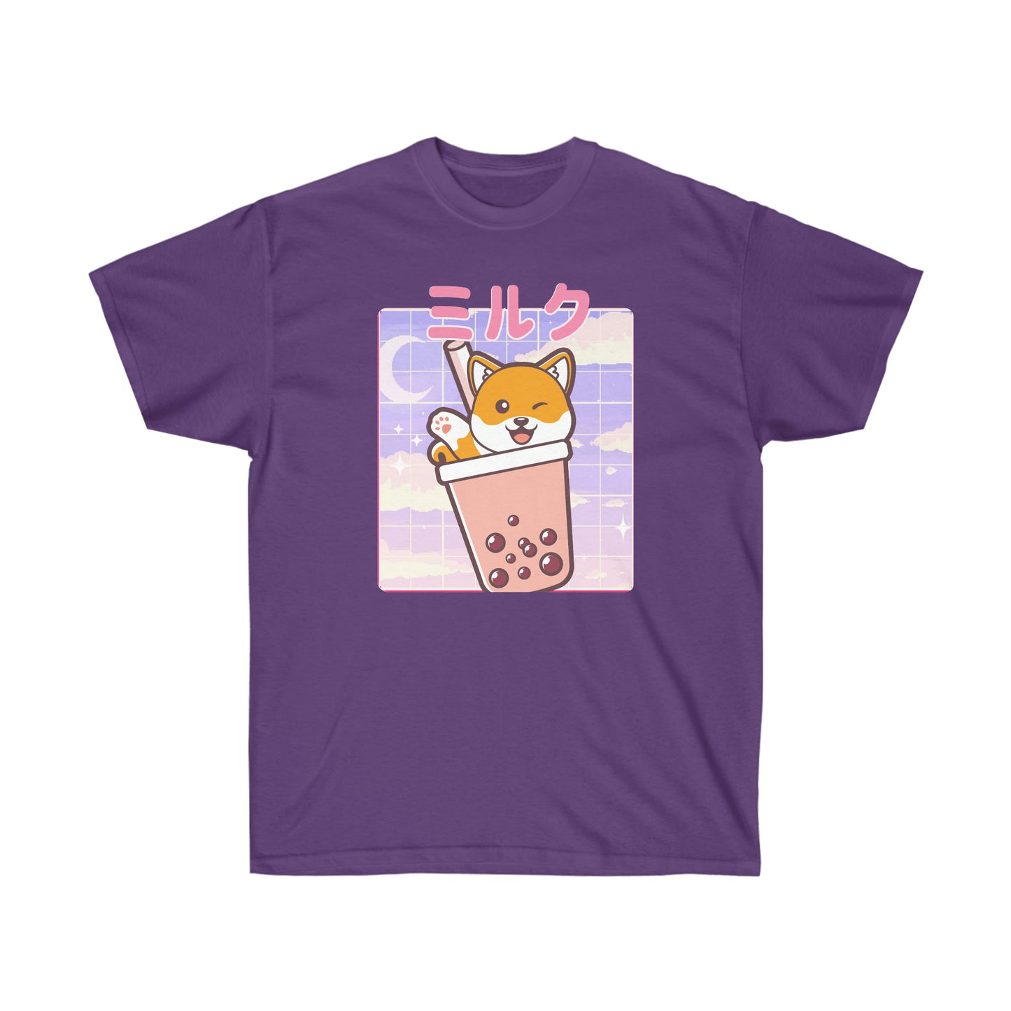 Shiba Inu shirt Cute Yume Kawaii shirt Boba Tea Kawaii clothing T-shirt clothing Fairy kei Pockys