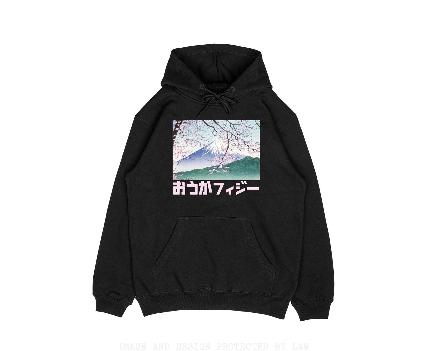 Cherry Blossoms Japan Aesthetic hoodie Kawaii sweater Vaporwave Pink