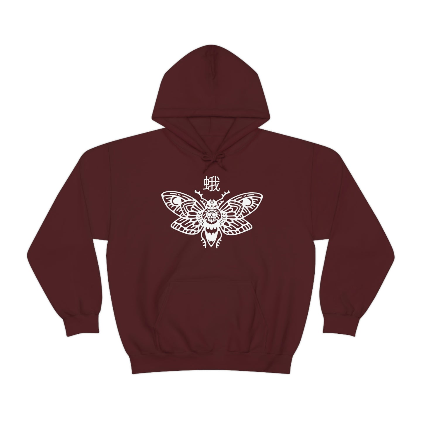 Death Moth hoodie Alternative Clothing, Grunge shirt death J-Fashion Goth Japan Streetwear Edgy Clothes, Japanese Apparel Metal E-girl