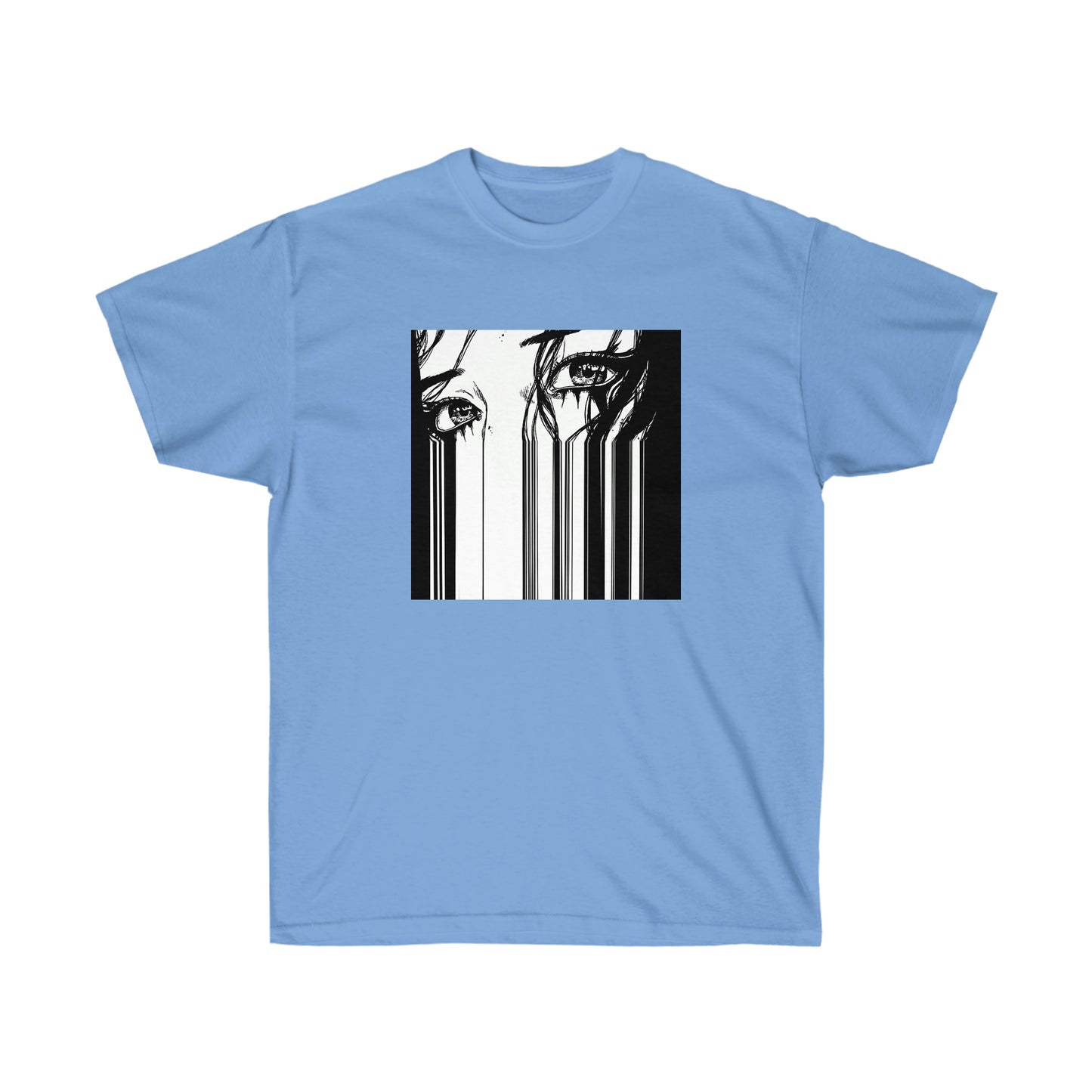 Anime girl eyes shirt Glitch Vaporwave Aesthetic Japanese Streetwear Tumblr Tee Grunge T-shirt Aesthetic tee Minimal Simple
