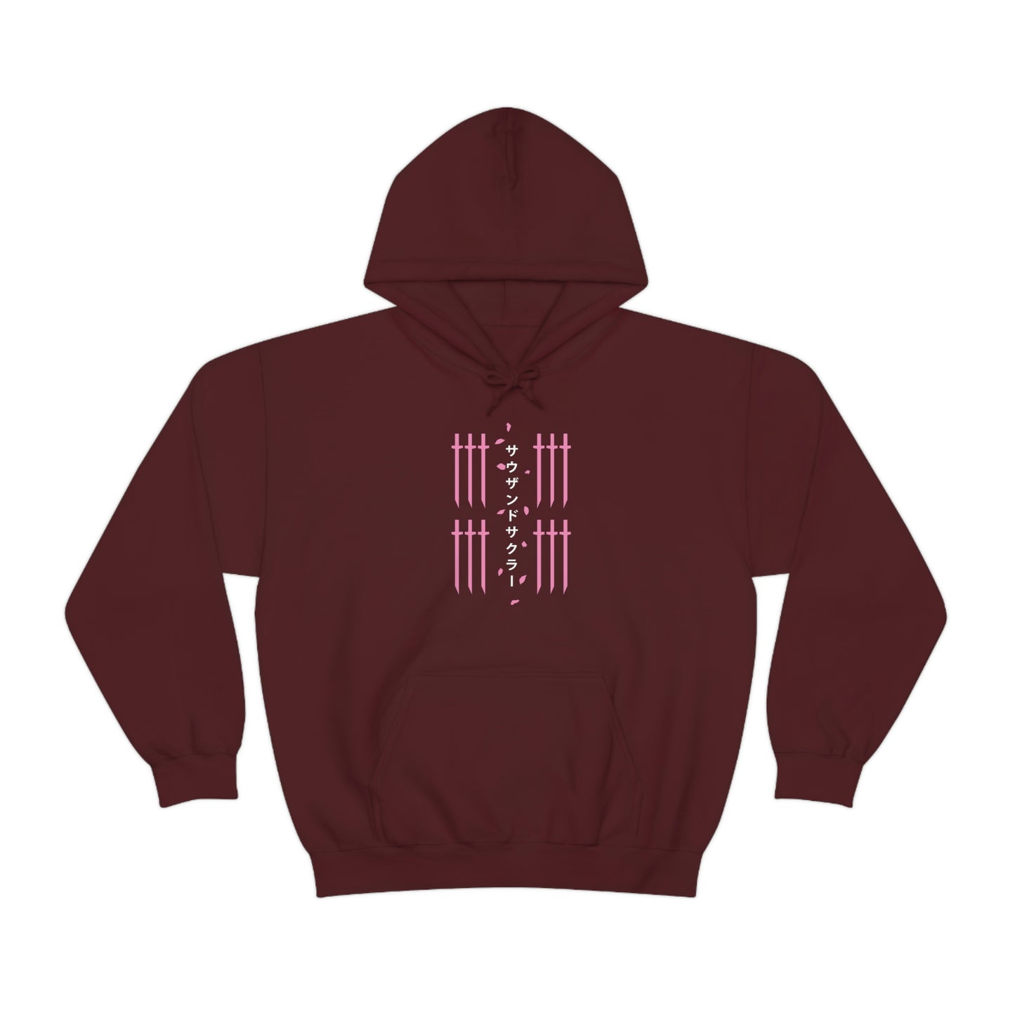 Senbonzakura Sakura Artwork Hoodie Japanese Cherry Blossom Aesthetic Hoodie Cherry Blossoms sweatshirt hooded