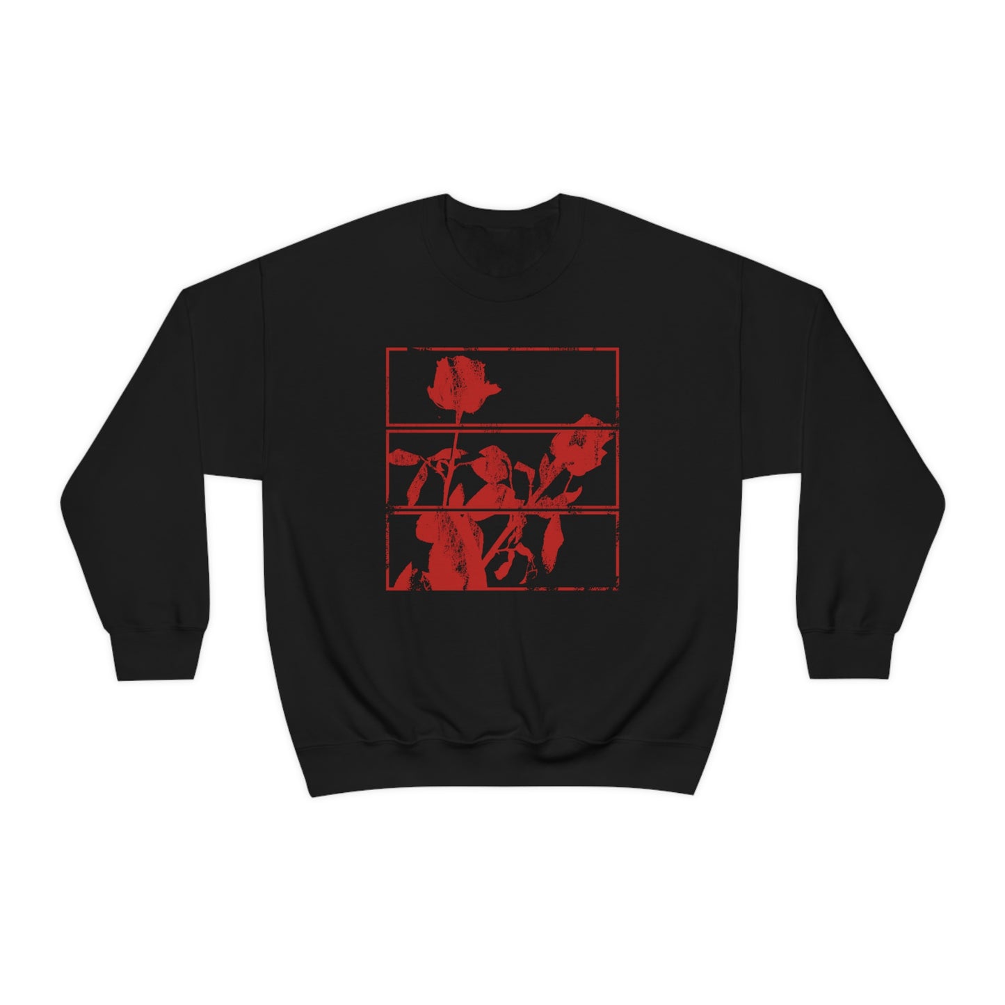 Red Roses sweatshirt Pastel Goth tee Gothic Soft Grunge Urban Streetwear Alternative Fashion japanese sweater Minimalist Street Wear Japan