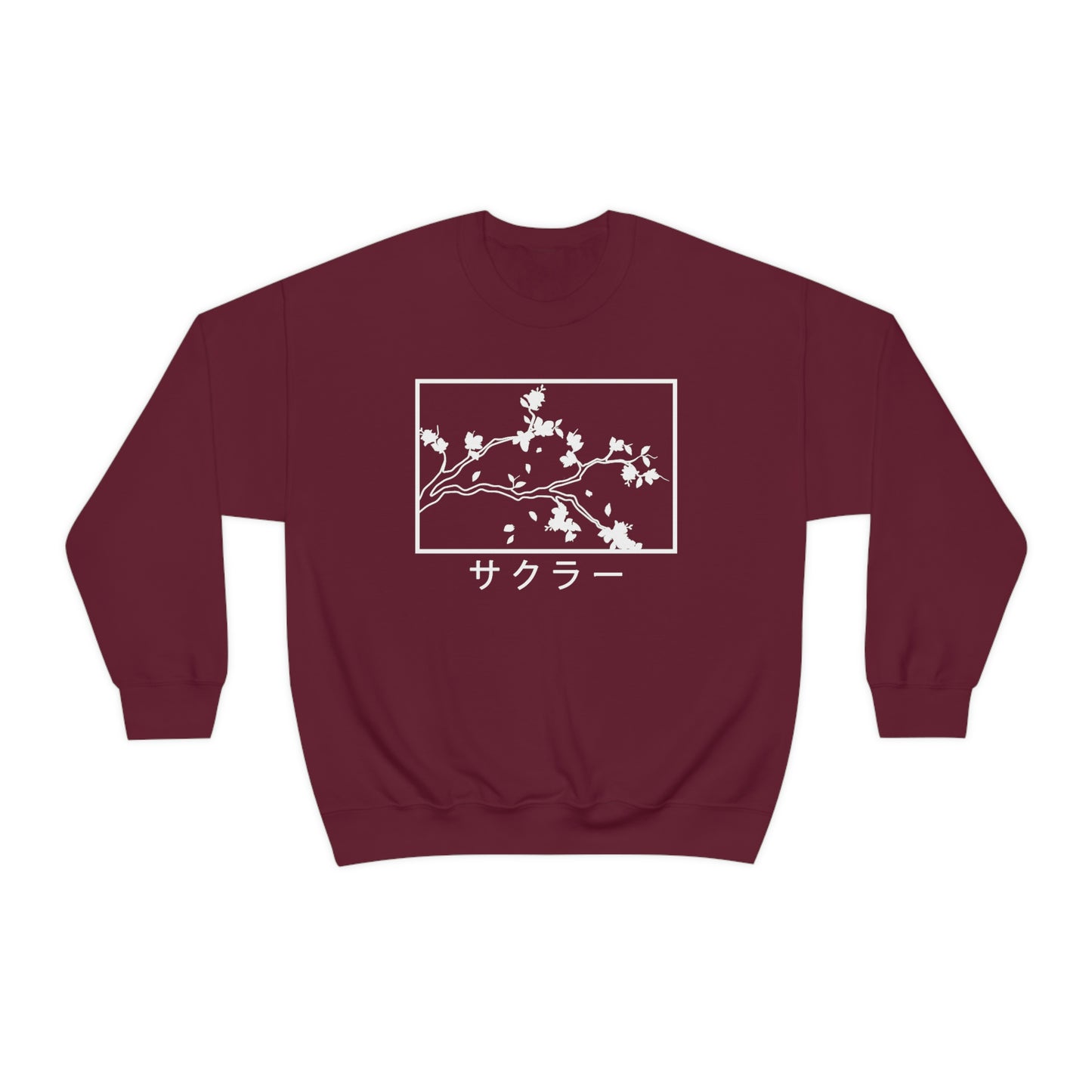Sakura aesthetic Sweatshirt minimal minimalist Japan Sweater crewneck