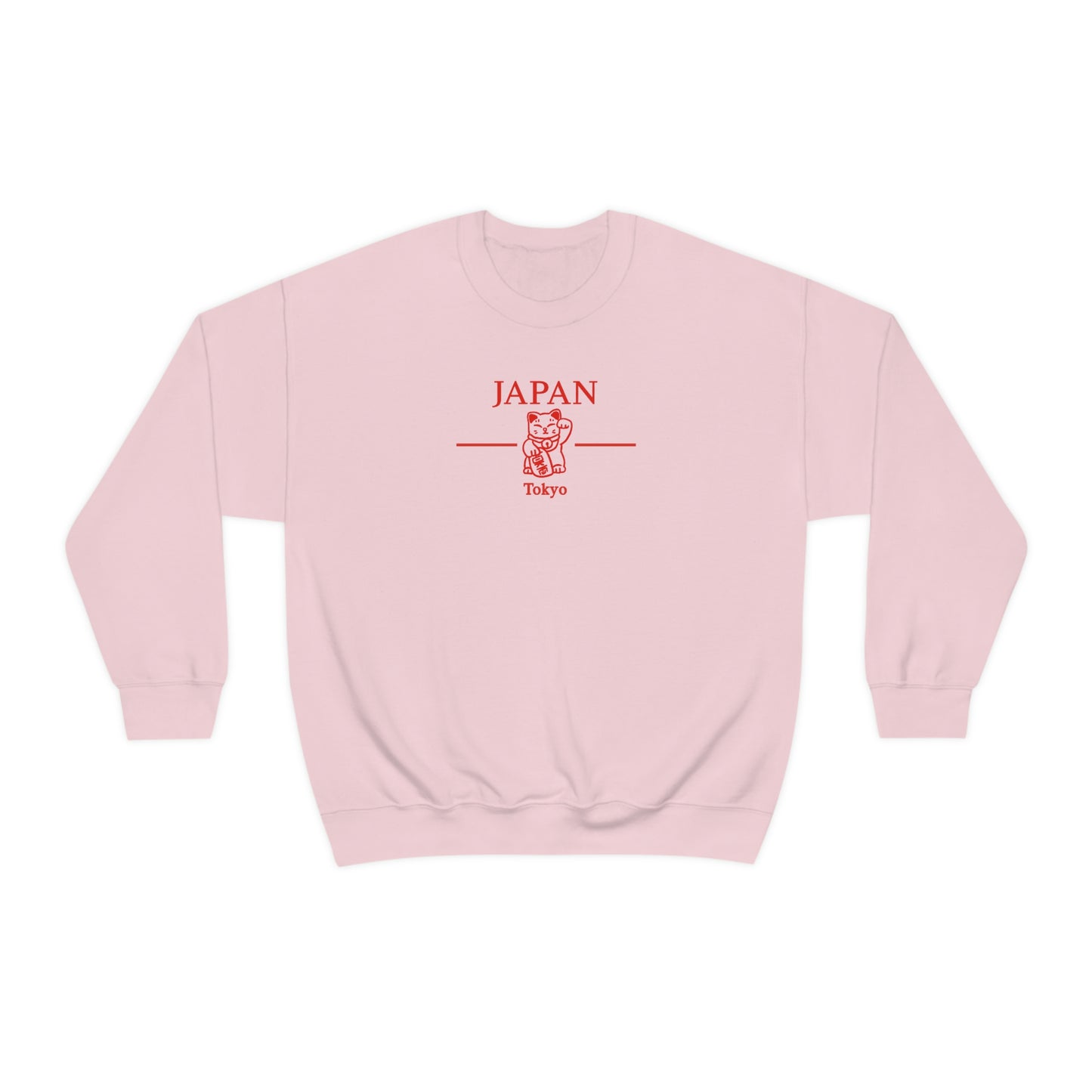 Lucky Cat Japan Crewneck Tokyo Japan Aesthetic Sweatshirt