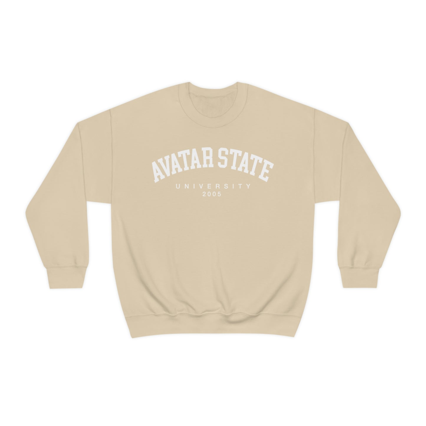 Avatars State University Crewneck Sweatshirt Oversized Anime Pullover Unisex Sweatshirt est 2005