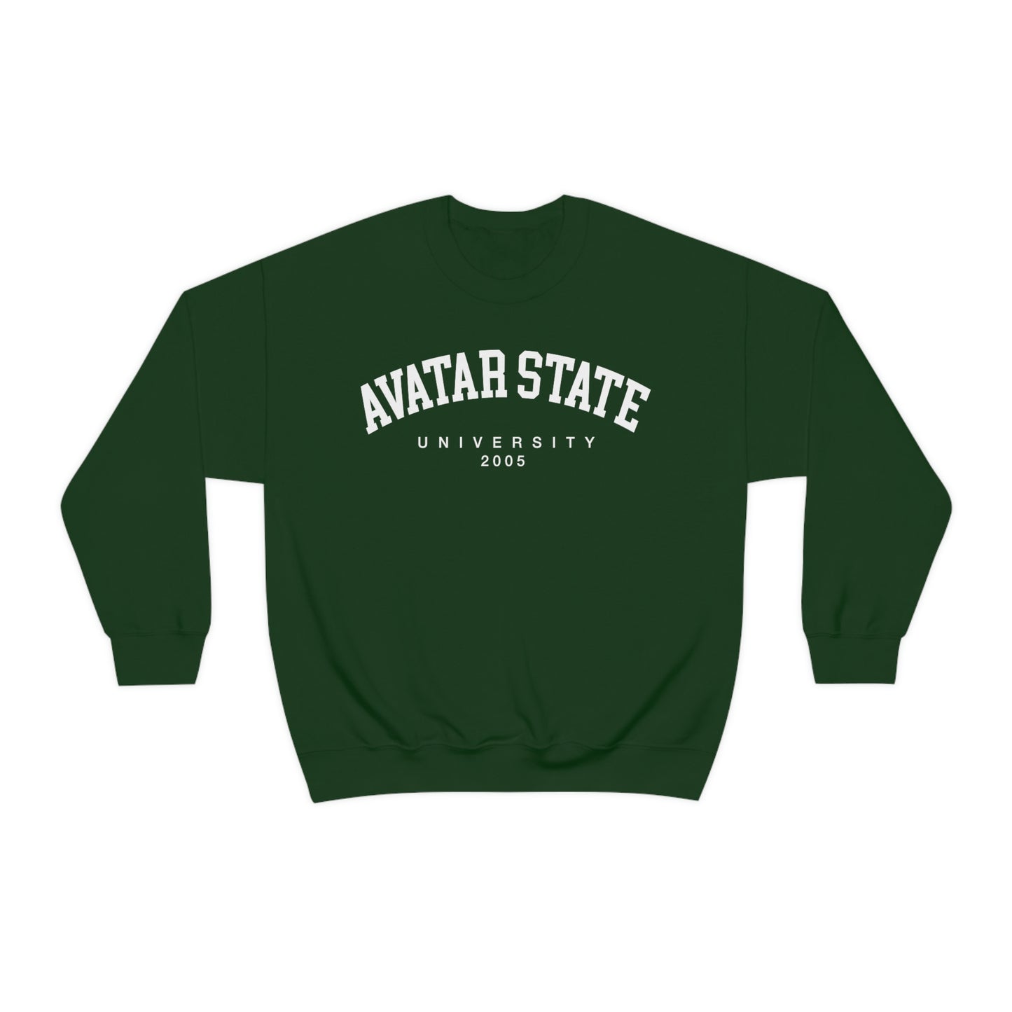 Avatars State University Crewneck Sweatshirt Oversized Anime Pullover Unisex Sweatshirt est 2005