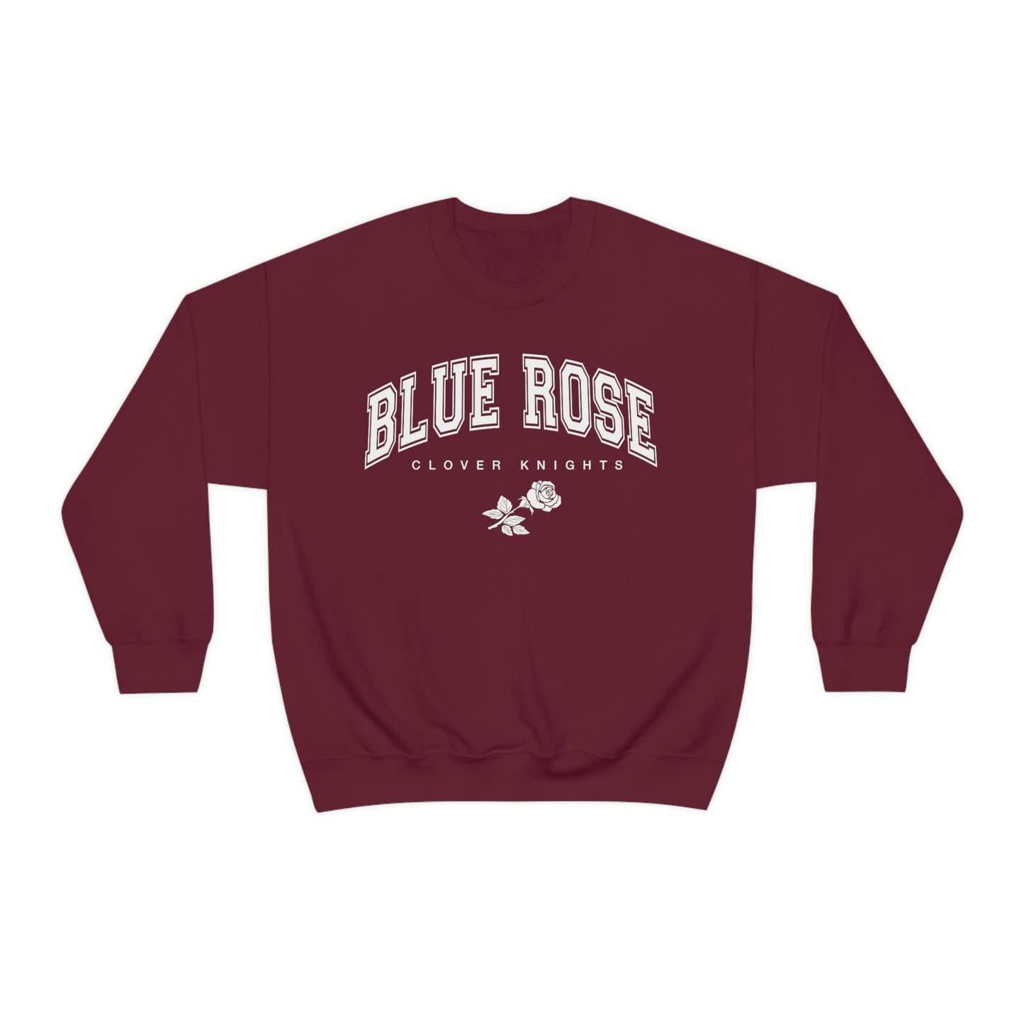 Blue Rose sweatshirt crew neck
