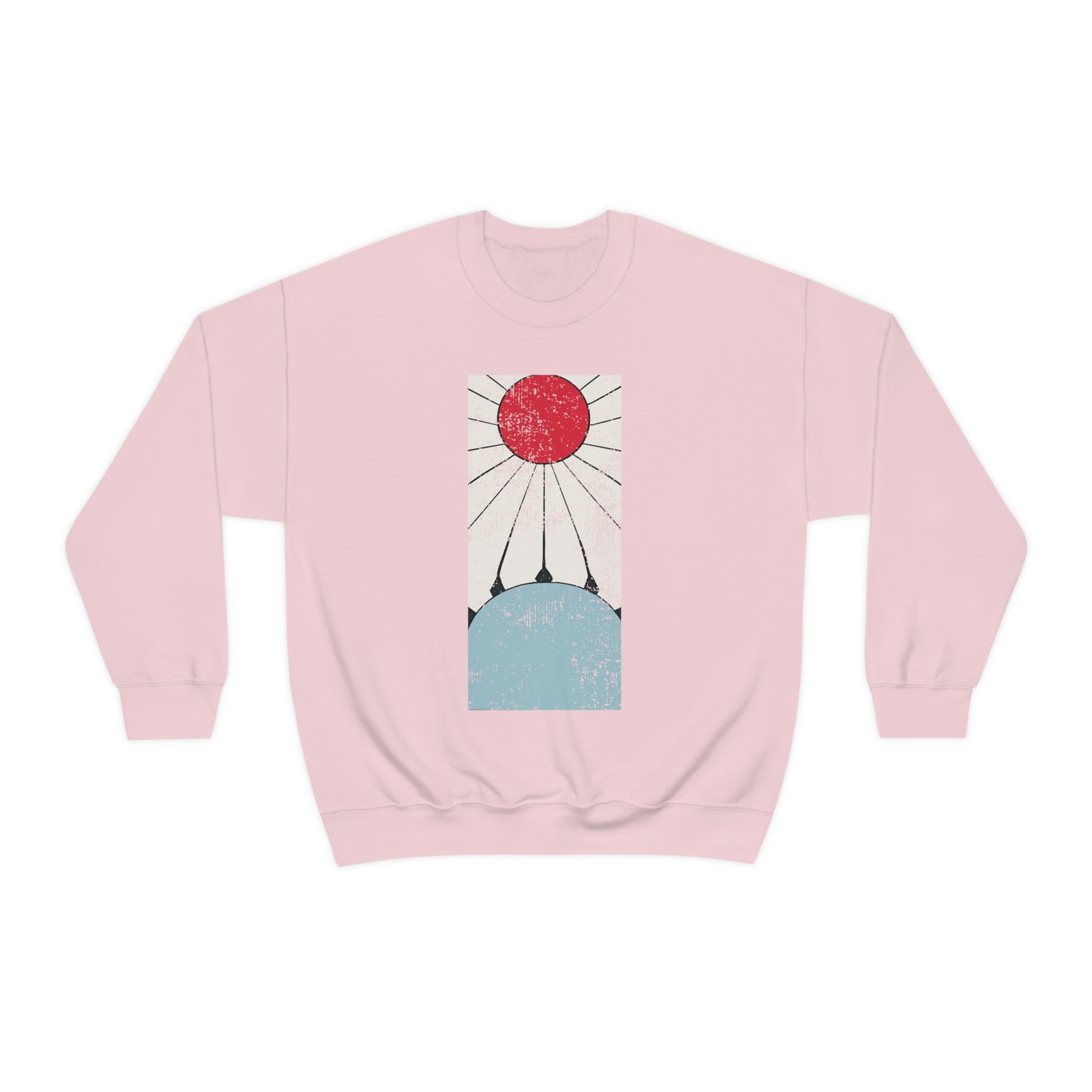 Hana fuda earrings Sweatshirt crew neck