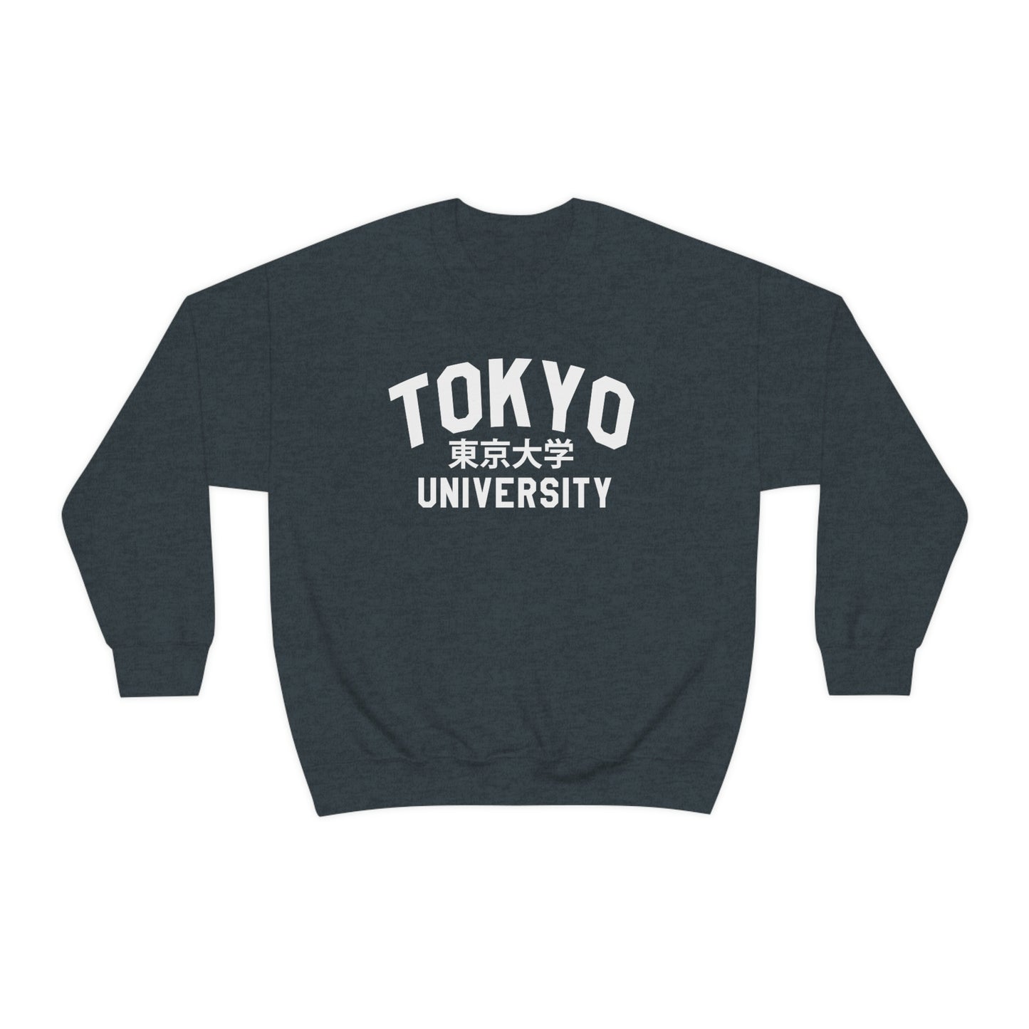Tokyo University College Sweater Minimalist Crewneck Sweatshirt for Men and Women Souvenir Japan Colleges
