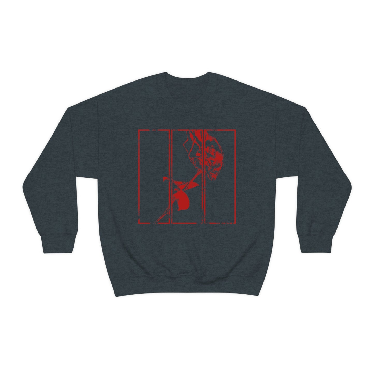Dead Roses sweatshirt Fire Alternative Clothing Gothic Grunge Clothes Pastel Goth Tee Edgy Clothes E-Girl E-boy Emo Red Roses streetwear