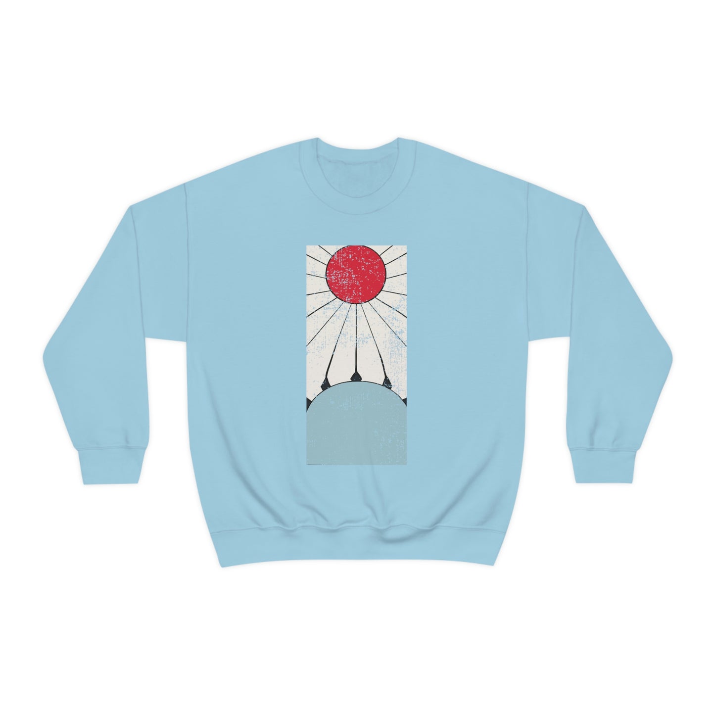 Hana fuda earrings Sweatshirt crew neck