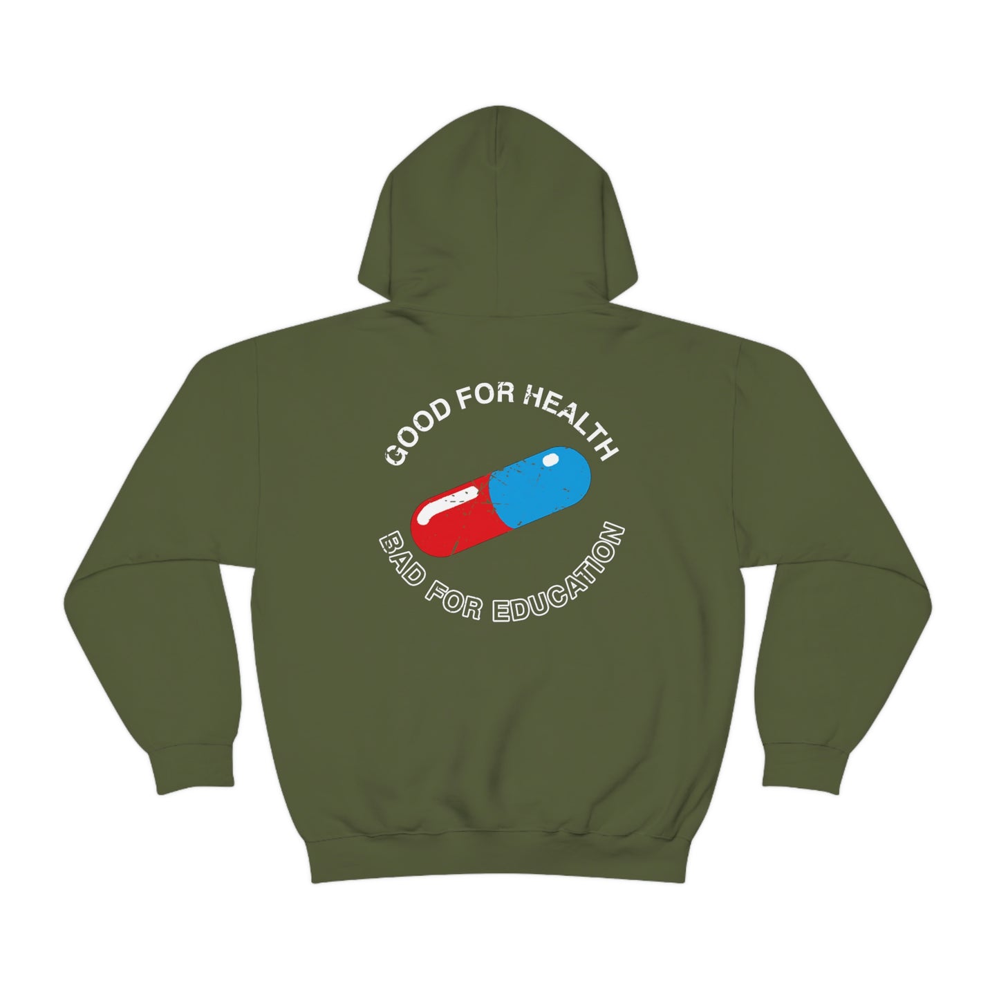Akiras pill hoodie front back Good for Bad for jacket Hoodie