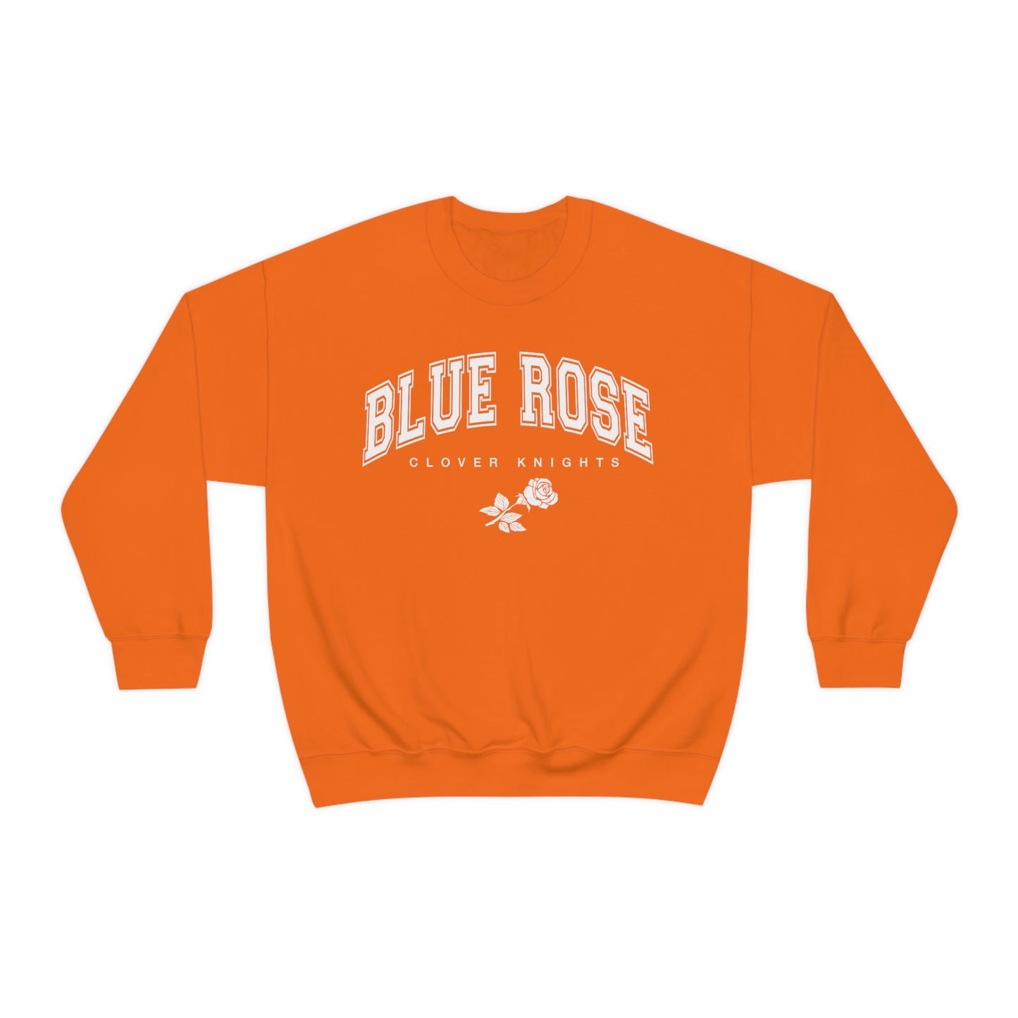 Blue Rose sweatshirt crew neck