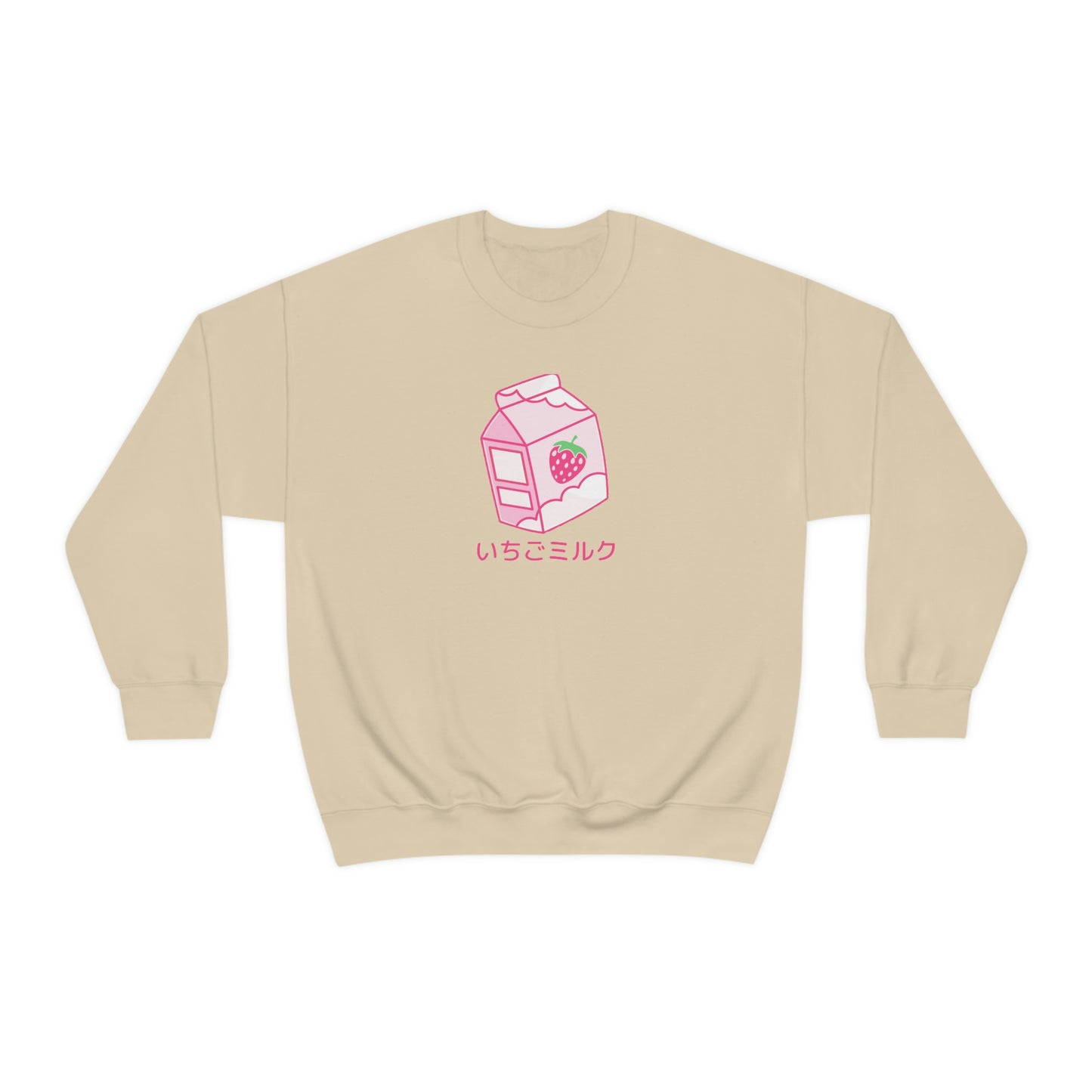 Strawberry Milk Sweatshirt Cute Gift Aesthetic Kawaii Clothing