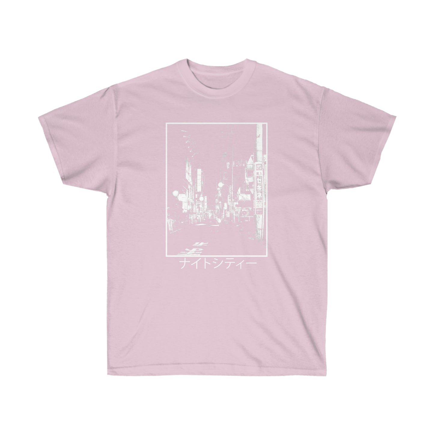 Endless Nights Edgy shirt Japanese Aesthetic Tshirt, Japan Streetwear, Tumblr Clothing, Grunge Clothes, Kanji Night Street Art , Anime Gift