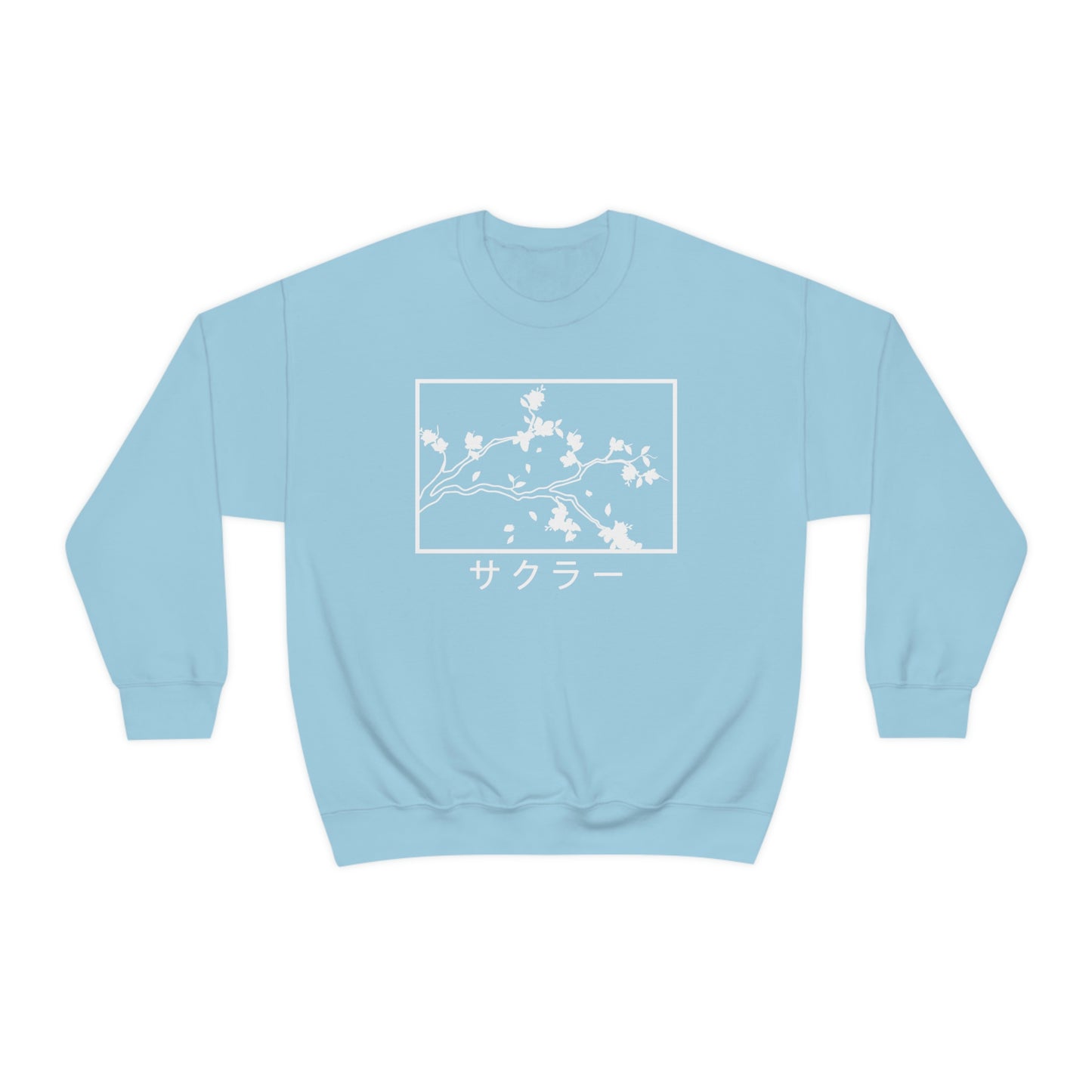 Sakura aesthetic Sweatshirt minimal minimalist Japan Sweater crewneck