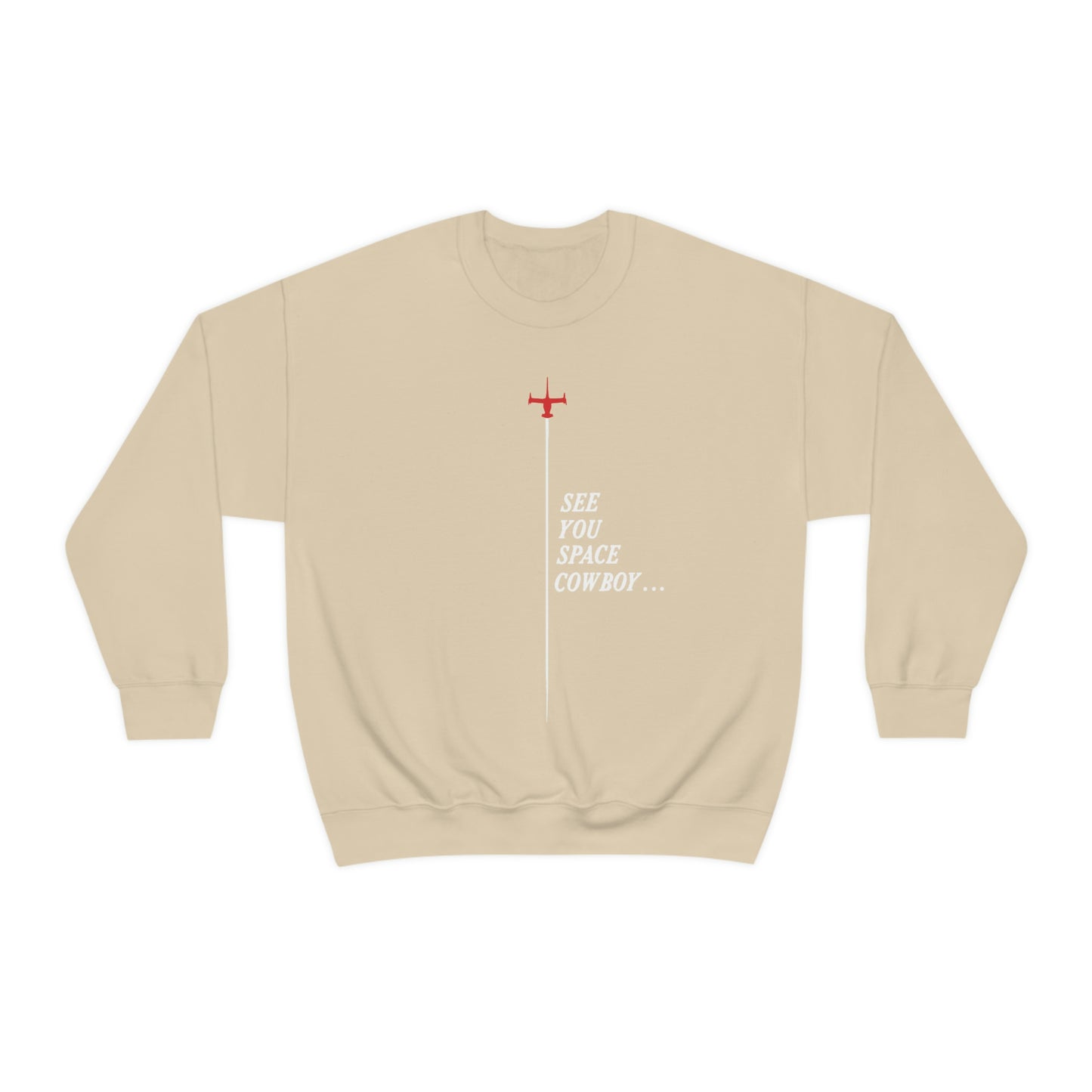 See you space sweatshirt crew neck