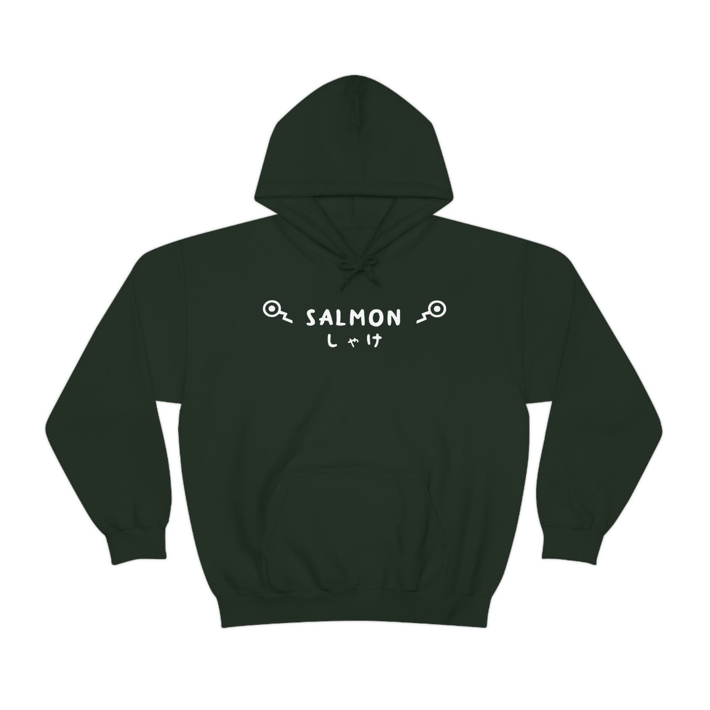 Salmon hoodie oversized Cursed Markings gift anime over sized cute kawaii