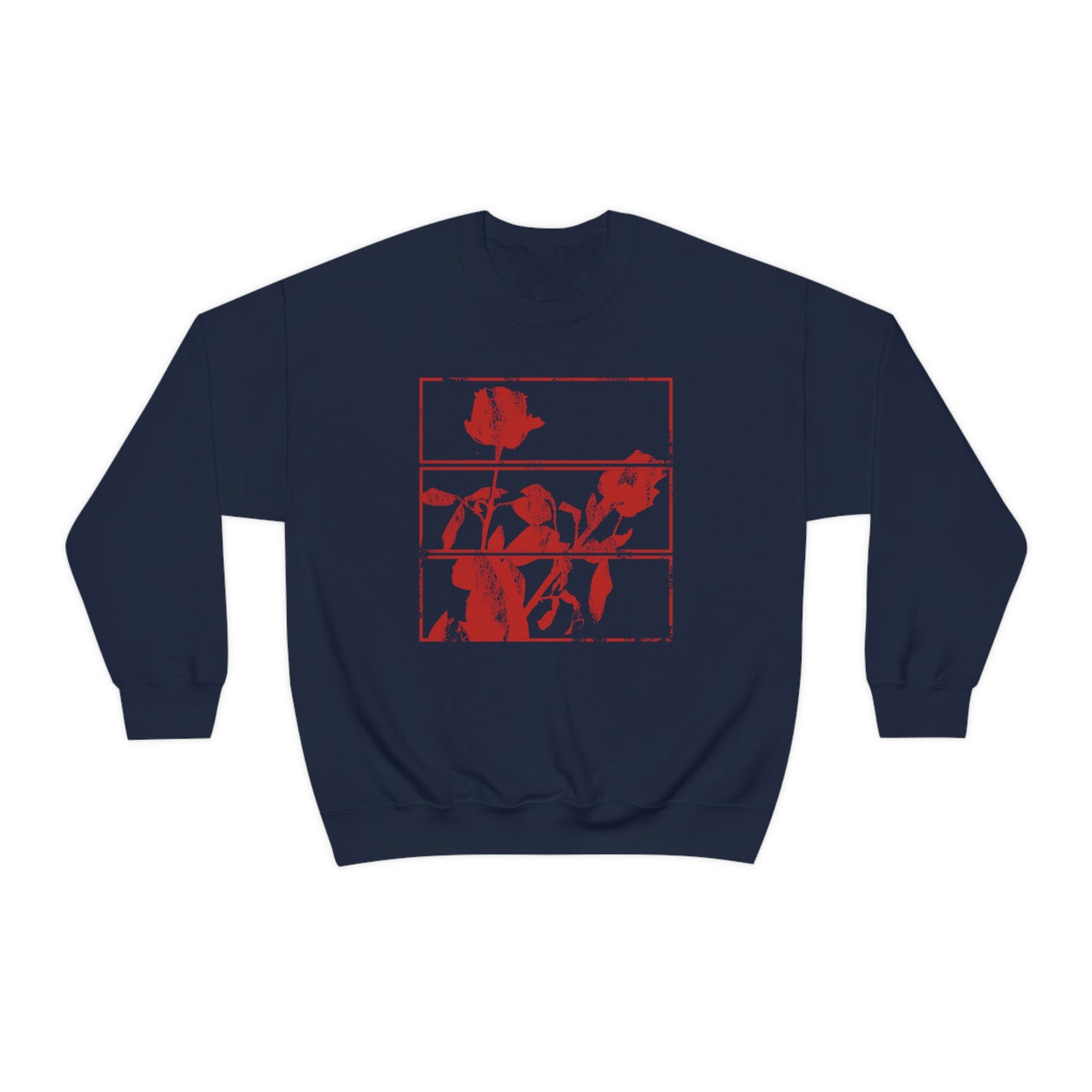 Red Roses sweatshirt Pastel Goth tee Gothic Soft Grunge Urban Streetwear Alternative Fashion japanese sweater Minimalist Street Wear Japan