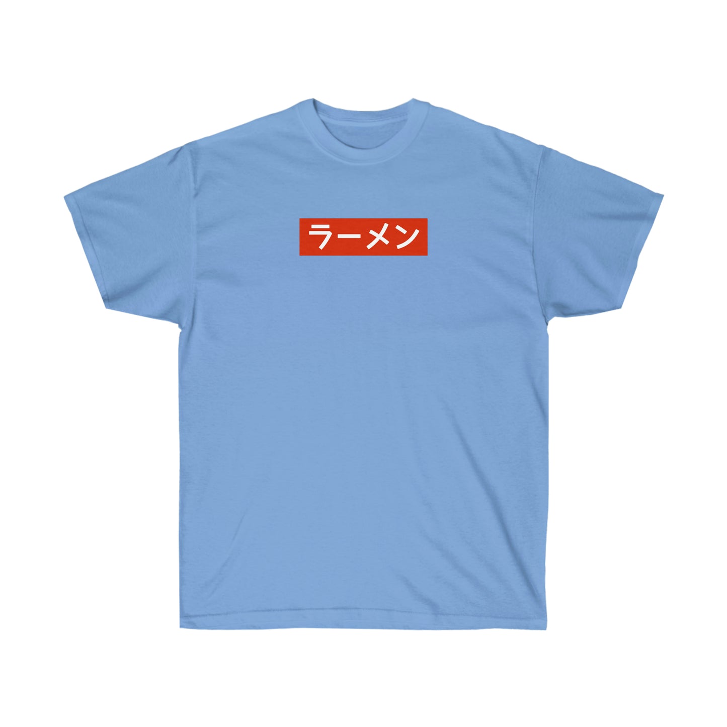 Ramen red block shirt Japanese Calligraphy Gyotaku Traditional Ukiyo-e Japan Kanji Anime Manga Kyoto t-shirt