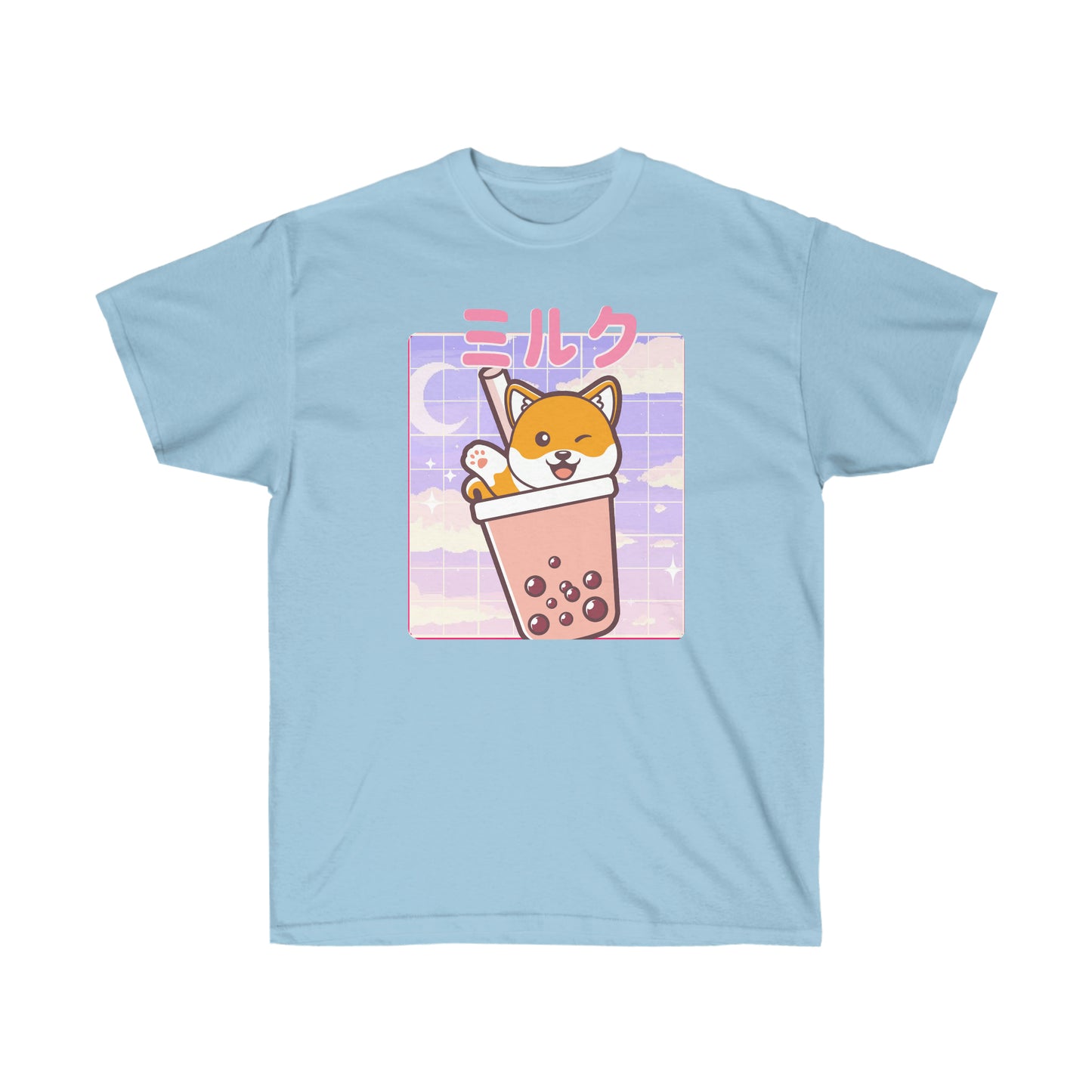 Shiba Inu shirt Cute Yume Kawaii shirt Boba Tea Kawaii clothing T-shirt clothing Fairy kei Pockys