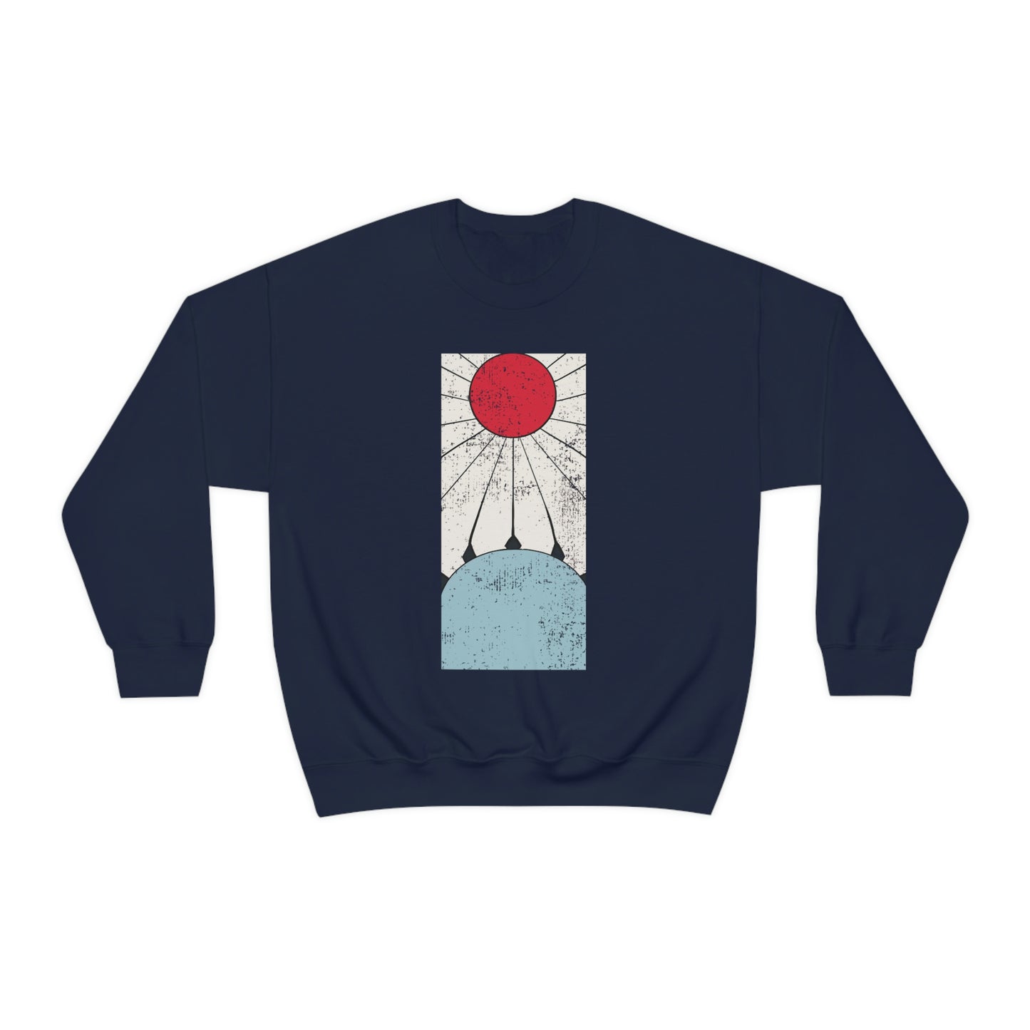 Hana fuda earrings Sweatshirt crew neck
