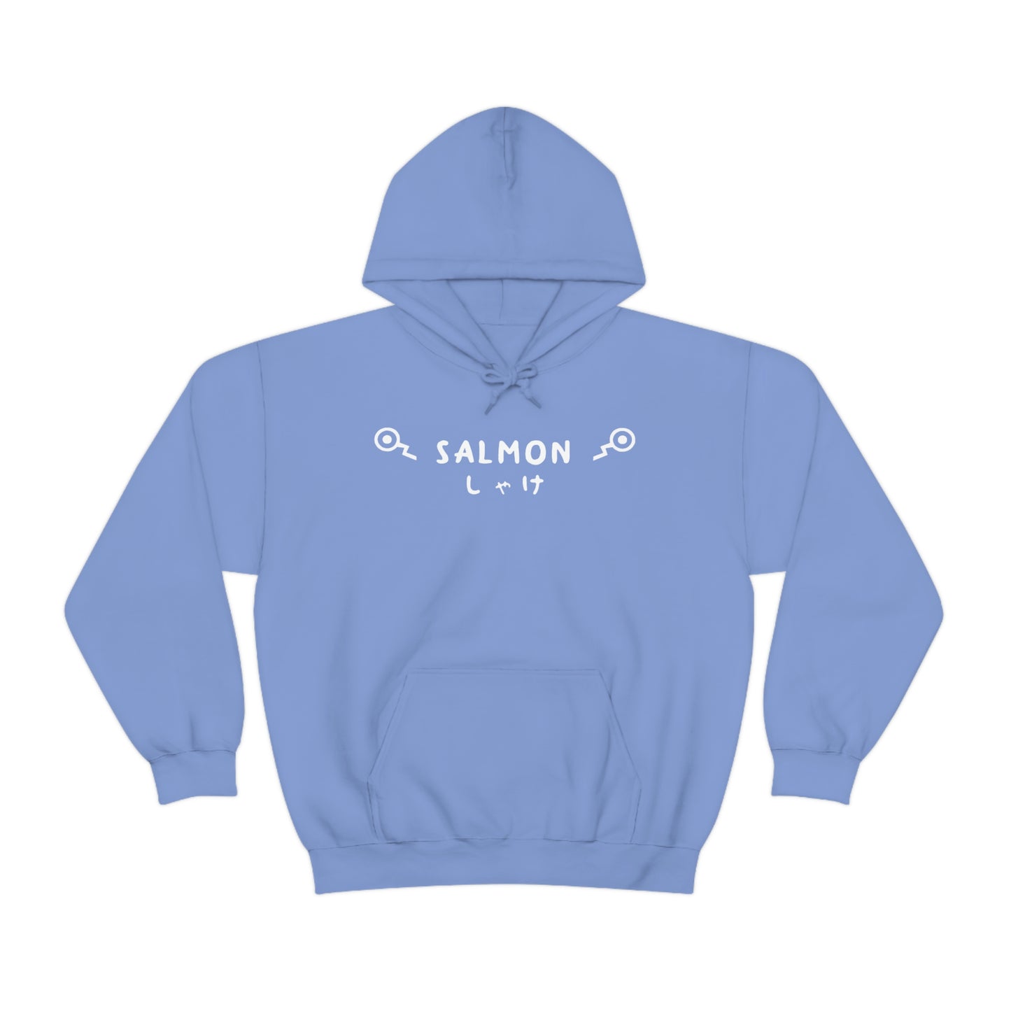 Salmon hoodie oversized Cursed Markings gift anime over sized cute kawaii