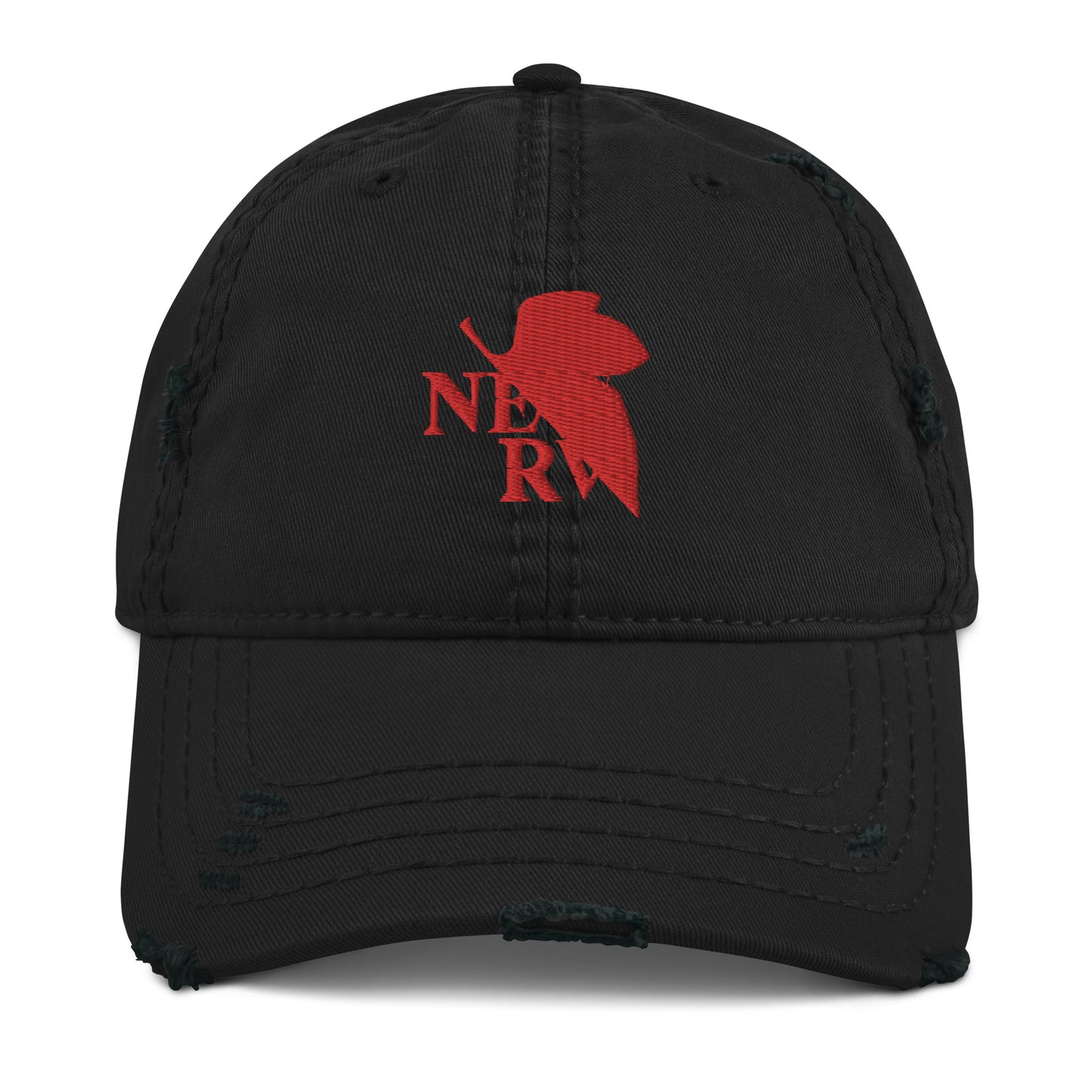 NERVs Company Neon Anime Eva Japanese Vintage Distressed Dad Hat