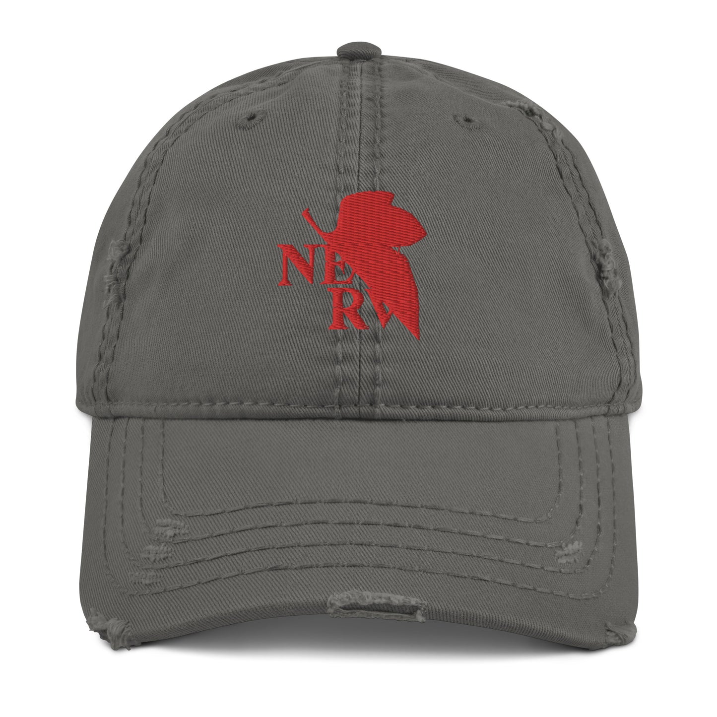 NERVs Company Neon Anime Eva Japanese Vintage Distressed Dad Hat