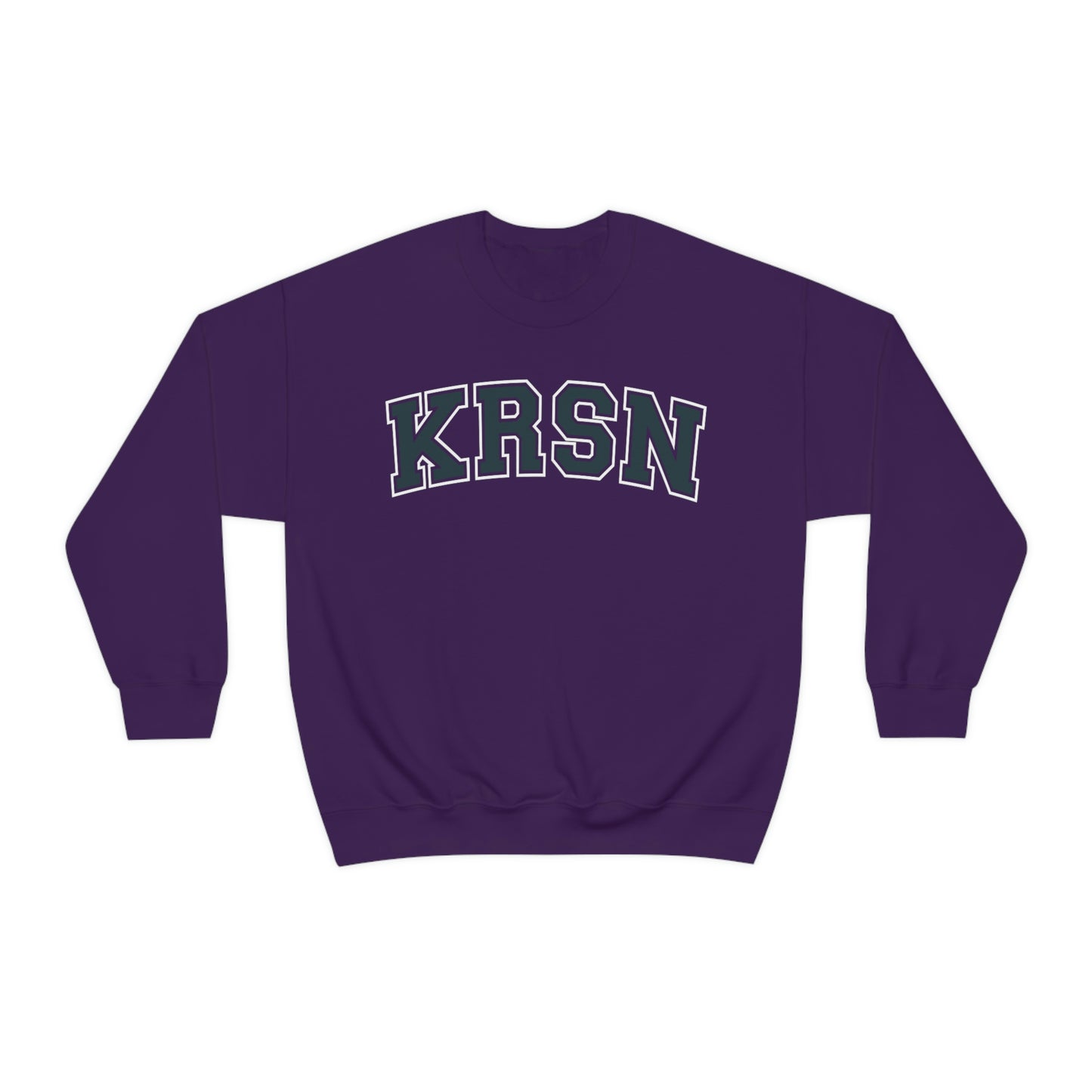 KRSN Crewneck Sweatshirt Volleyball College Nekomas KRSN High Volleyball Club FLY Karasuns