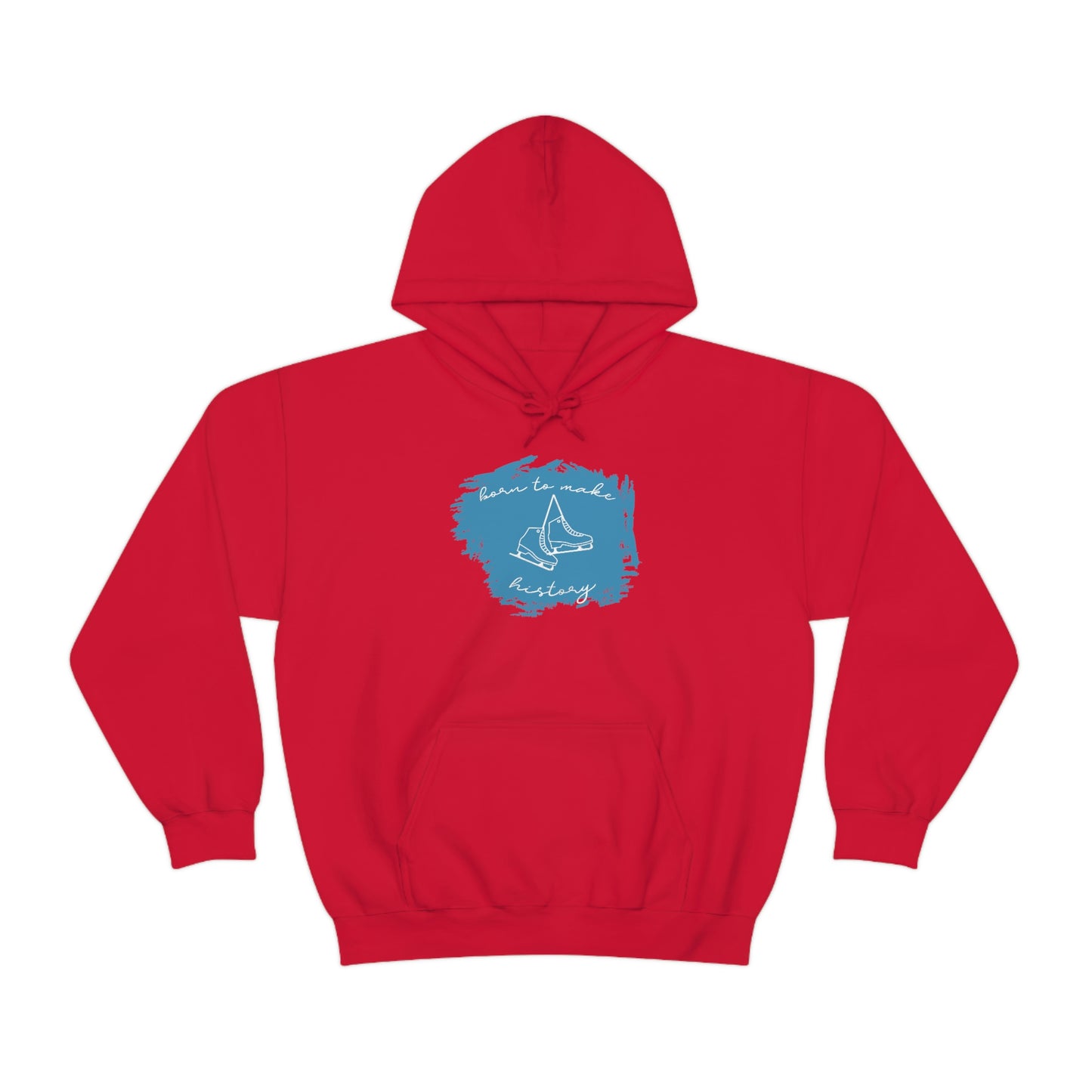 Born To Make History Hoodie Ice Skate Anime Sweater Jumper V2