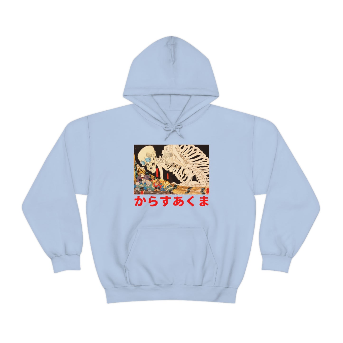 Japan Skeleton Streetwear hoodie Japanese Demon Yokai Oni Masked Y2K 90s
