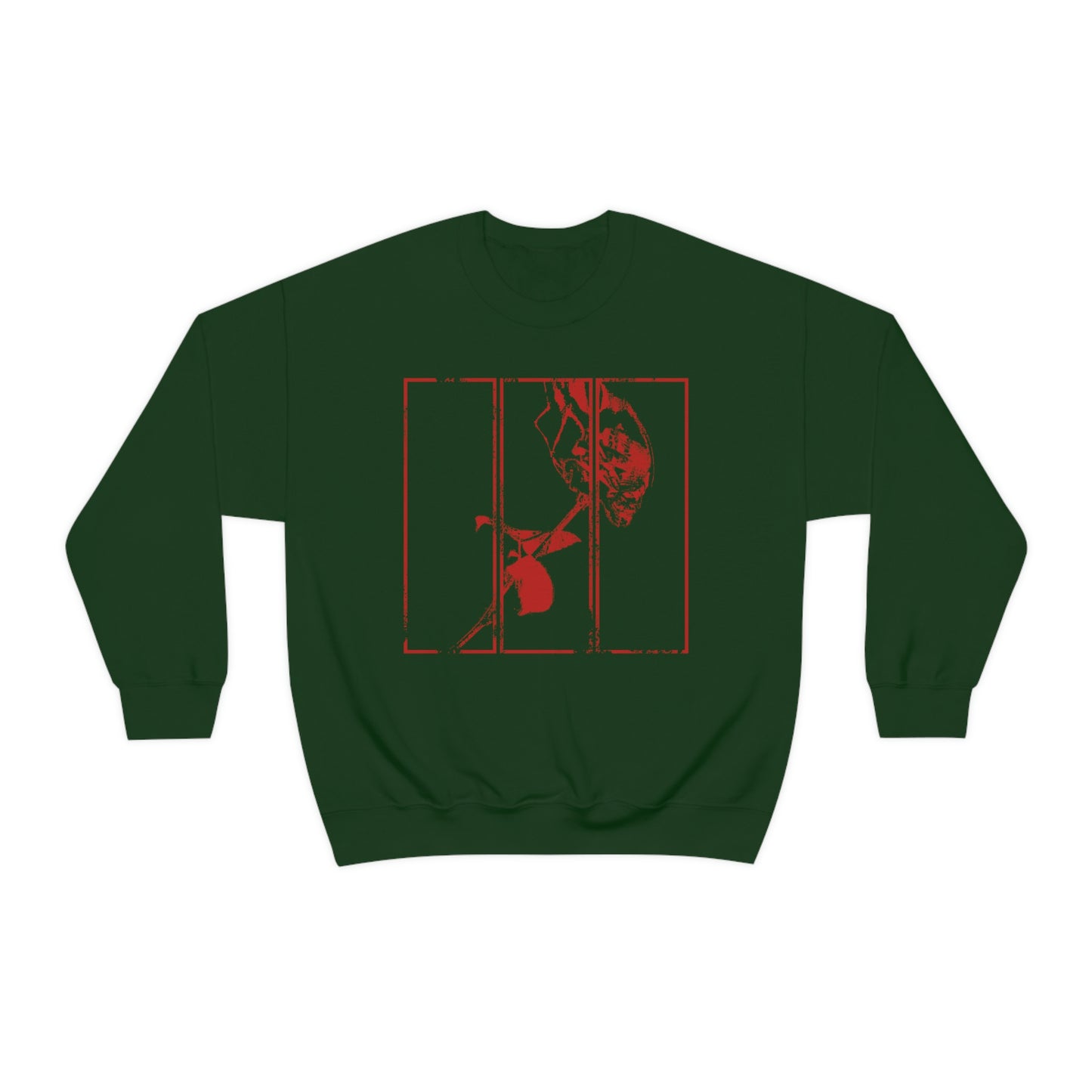 Dead Roses sweatshirt Fire Alternative Clothing Gothic Grunge Clothes Pastel Goth Tee Edgy Clothes E-Girl E-boy Emo Red Roses streetwear