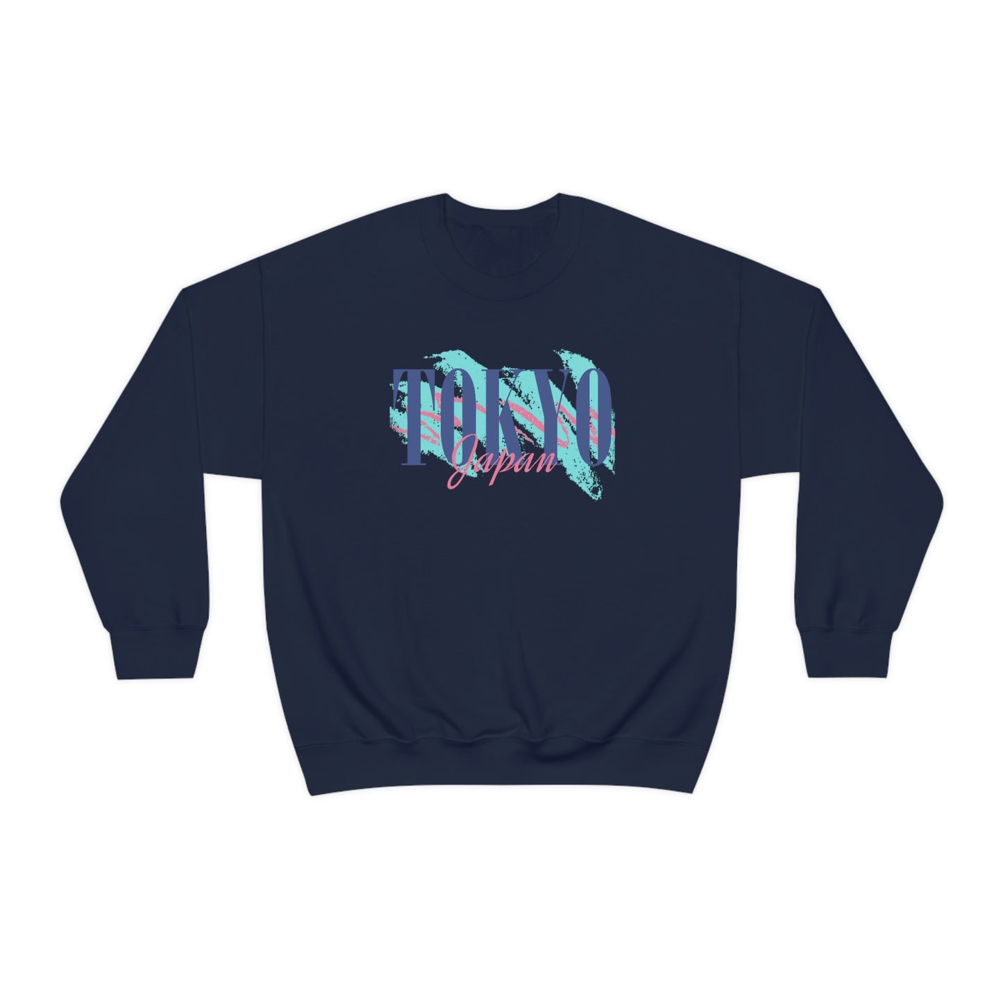 Tokyo Signature Sweatshirt Tokyo Japan Crewneck Retro Style Sweatshirt Vintage Inspired Sweater